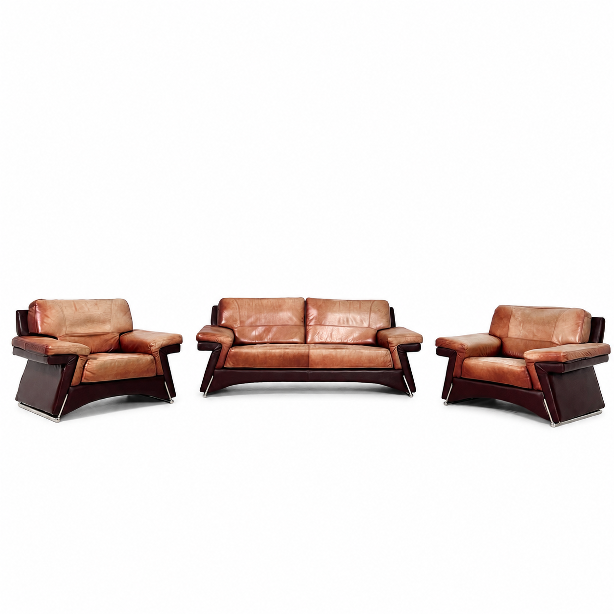 MCM mid century modern sofa set. 2+1+1 sofa set. Delivery Available
