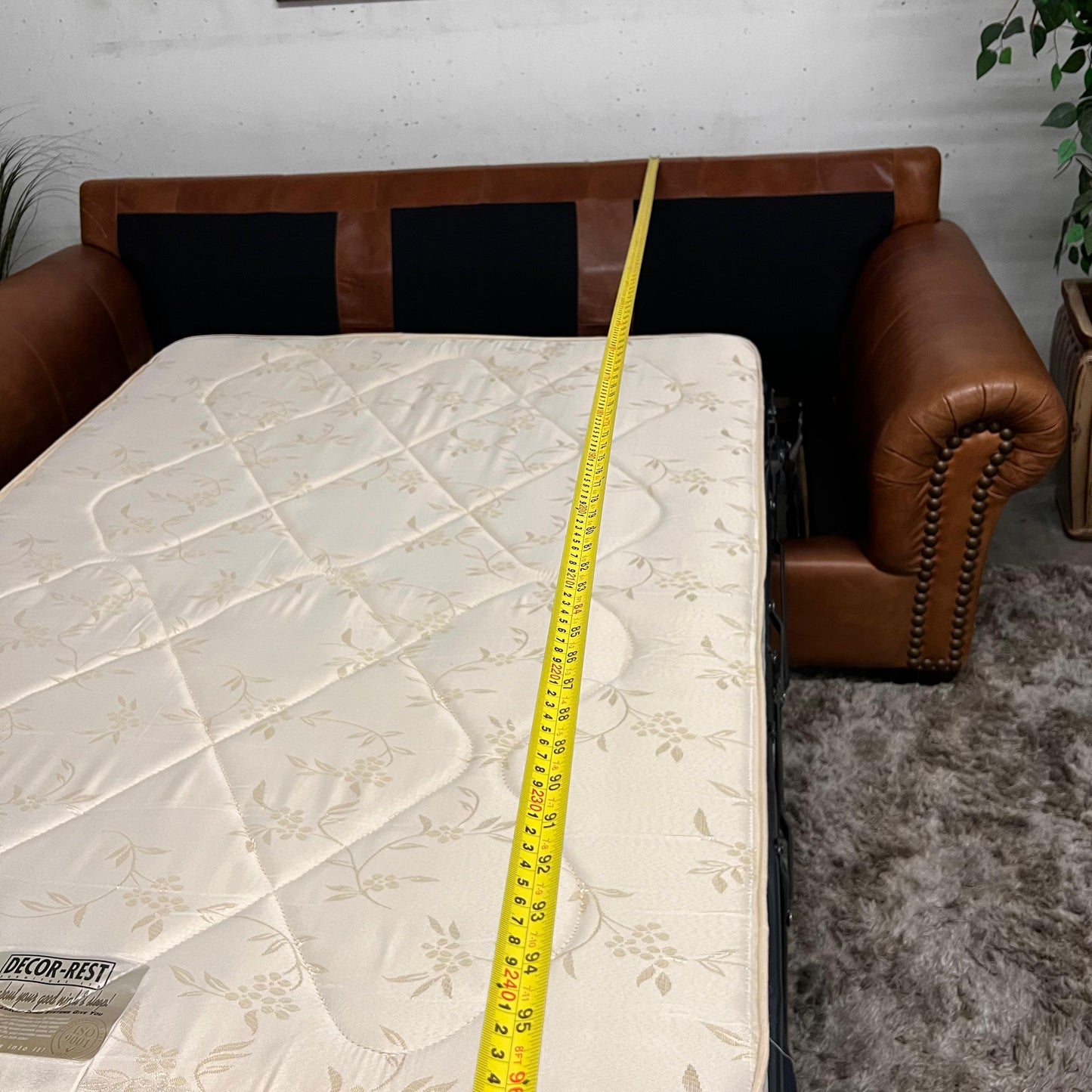 Deco-rest 3 seater sofa with a pull out bed