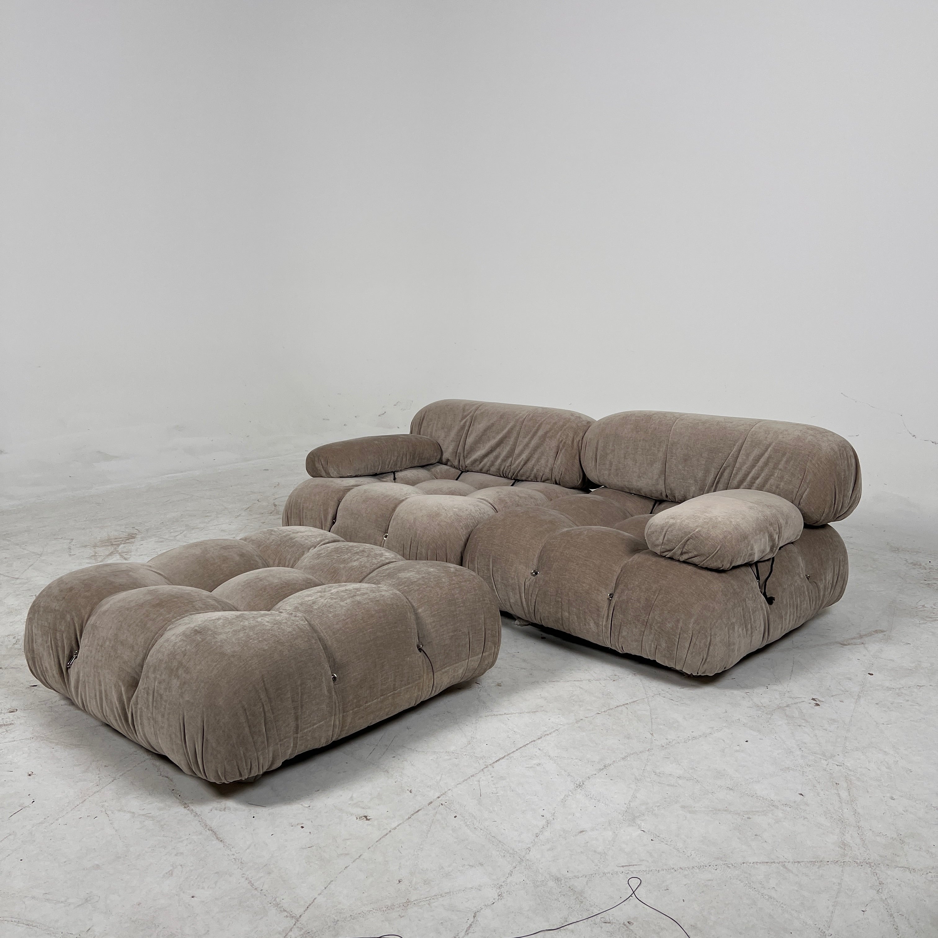 Mario Bellini Modular Sectional. Loveseat + ottoman