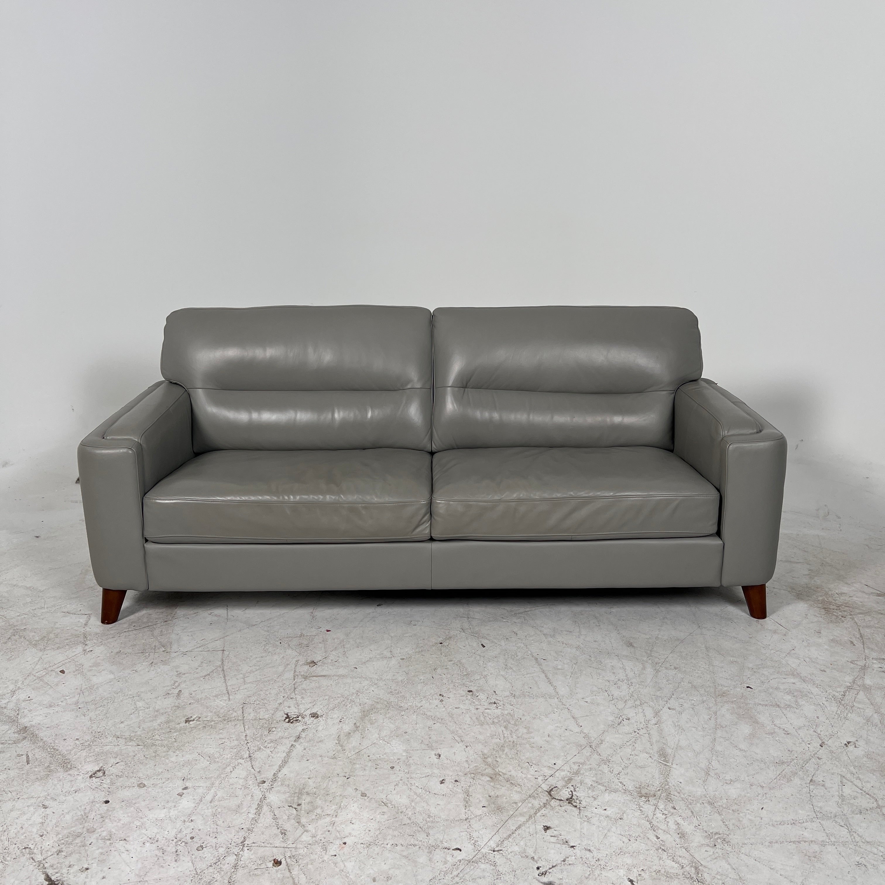 Amax 3 seater Leather sofa. top grain couch loveseat. delivery available