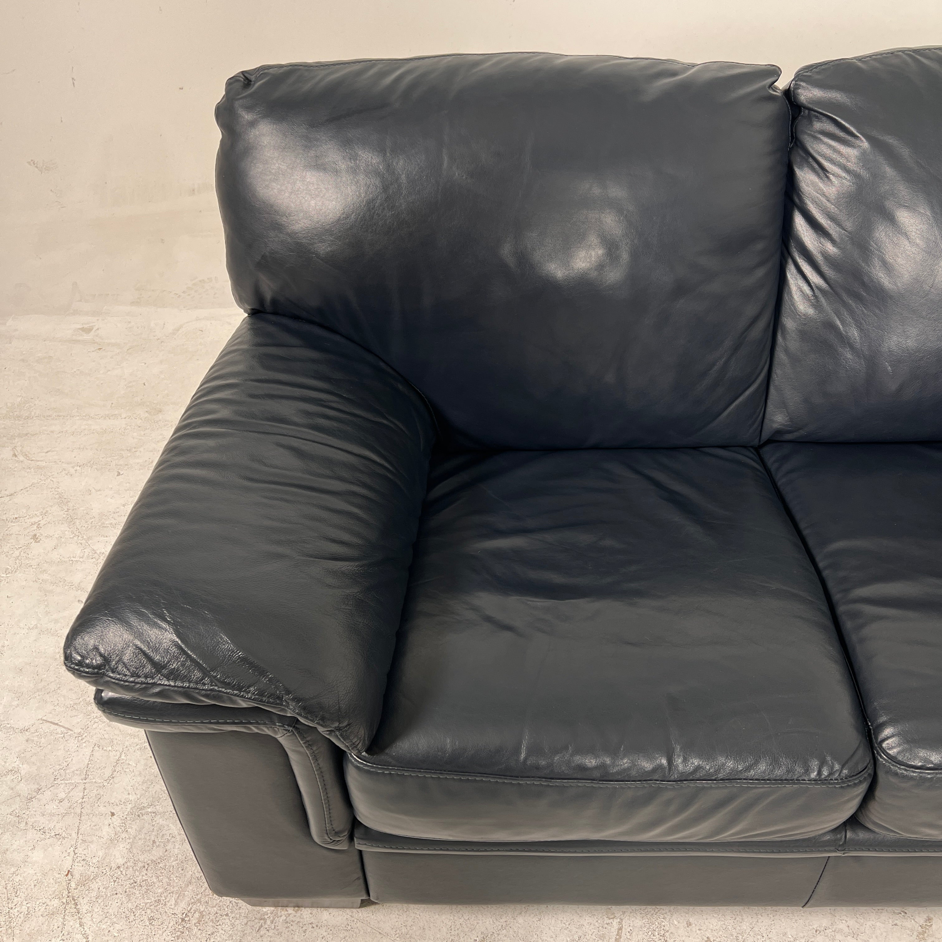Scan Design Leather sofa Set. 3+2 couch loveseat set. delivery available