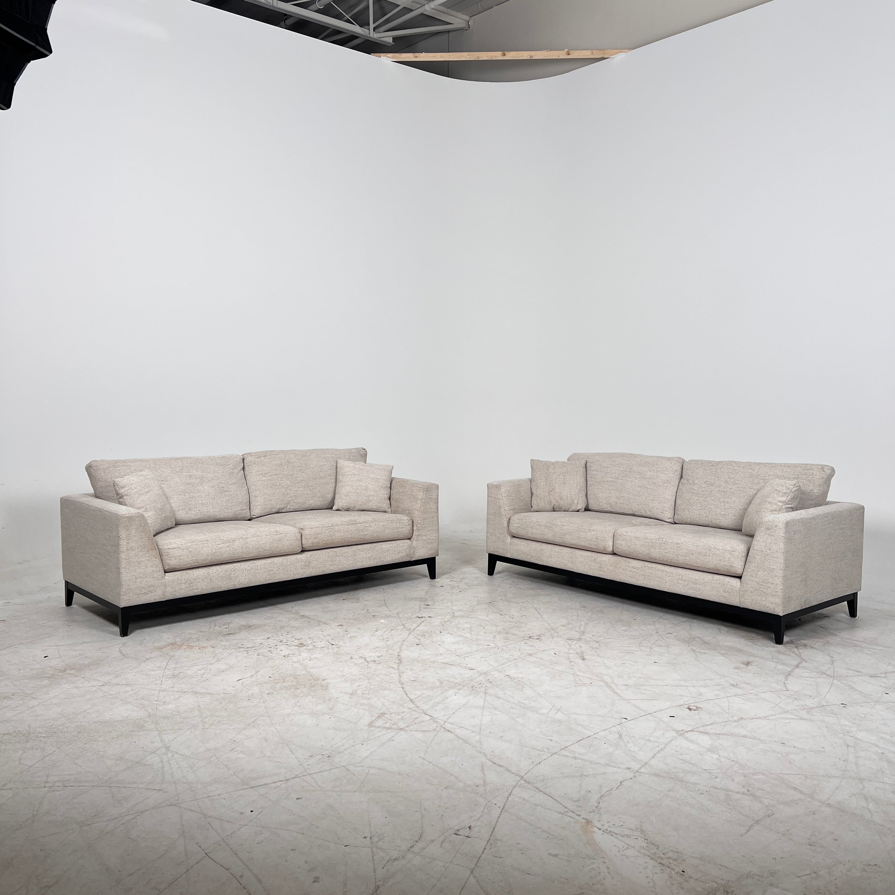 Thomasville Matching Sofas. Identical fabric loveseat couch. delivery available