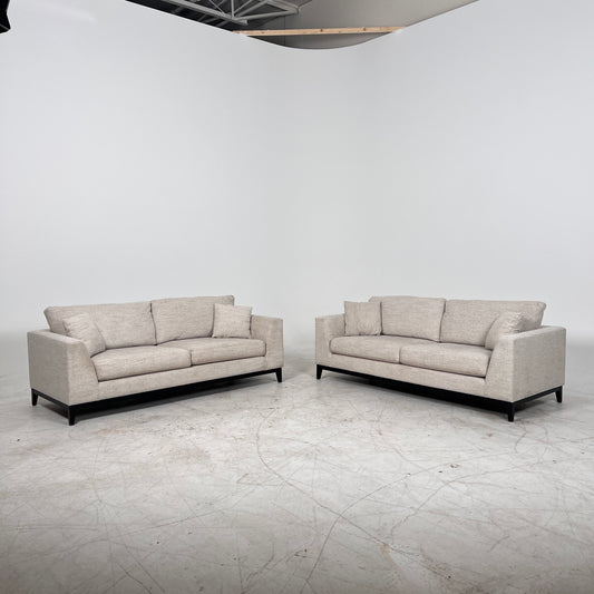 Thomasville Matching Sofas. Identical fabric loveseat couch. delivery available