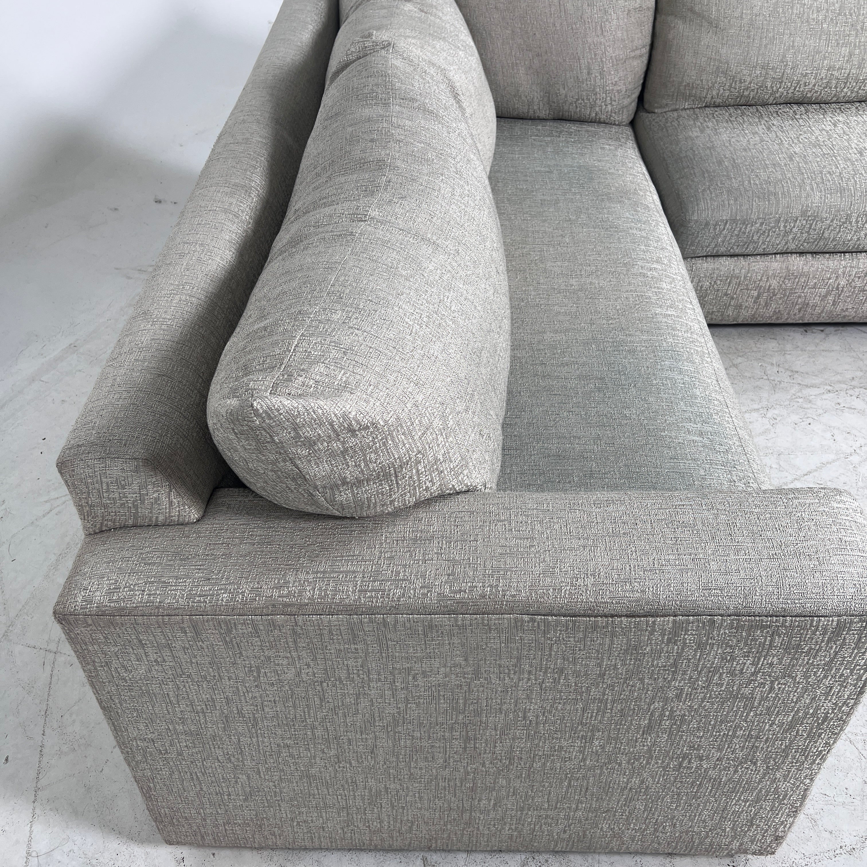 Fabric sectional. 2 piece L shaped sofa couch. delivery available
