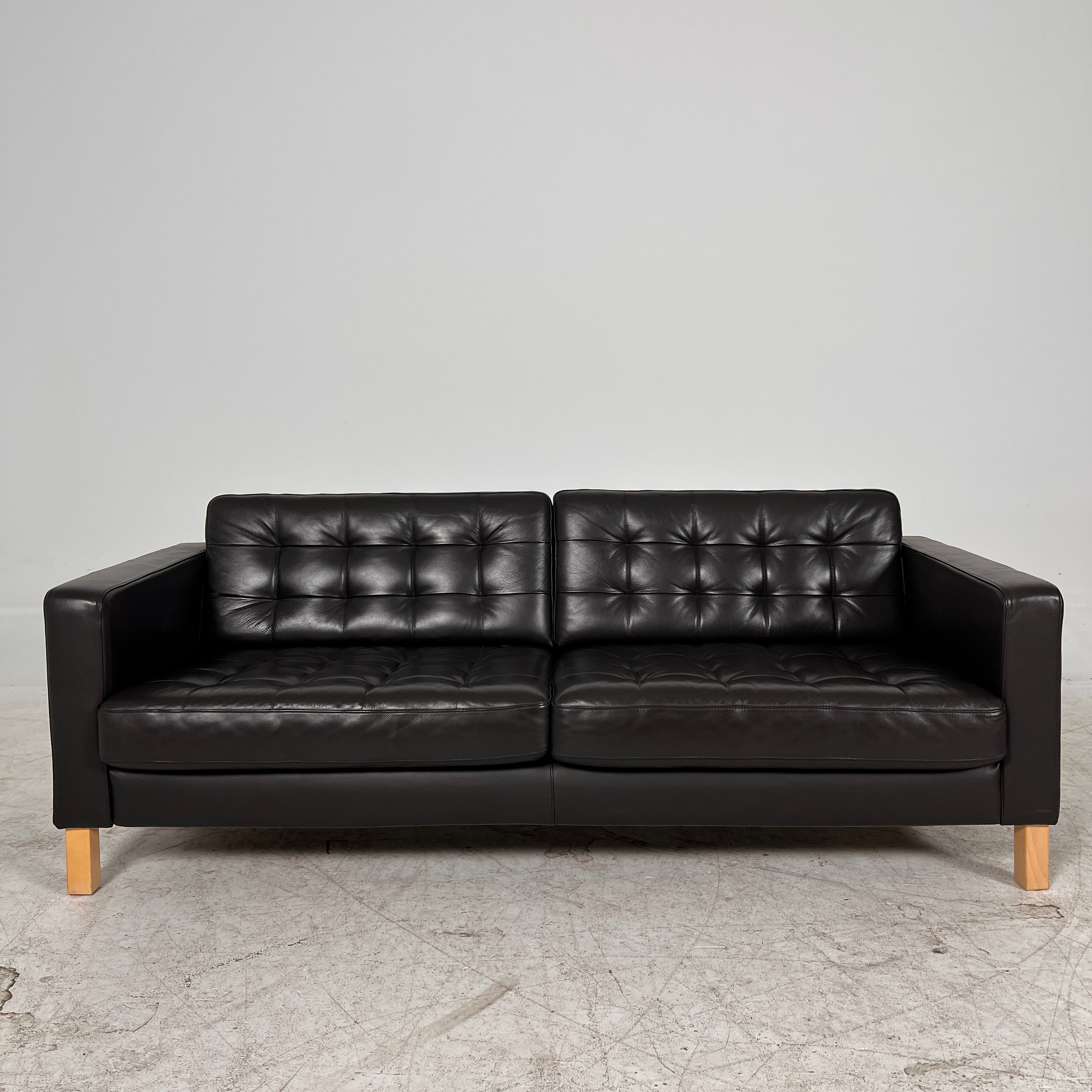Ikea Morabo Leather Loveseat. 3 seater sofa couch. Delivery Available.