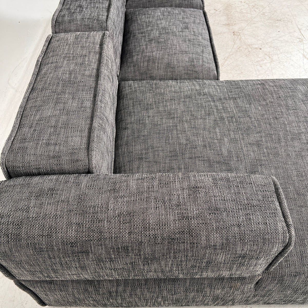 Article quadra sectional. 3 piece modular L shaped sofa couch. Delivery available