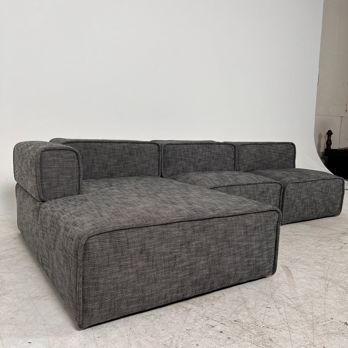 Article quadra sectional. 3 piece modular L shaped sofa couch. Delivery available