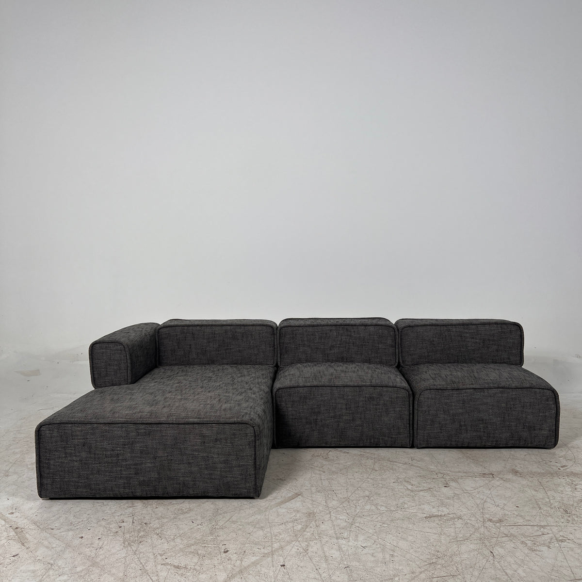Article quadra sectional. 3 piece modular L shaped sofa couch. Delivery available