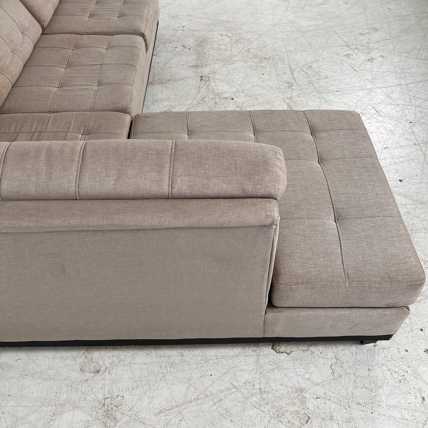 Fabricca sectional. Italian L shaped sofa couch. Delivery available