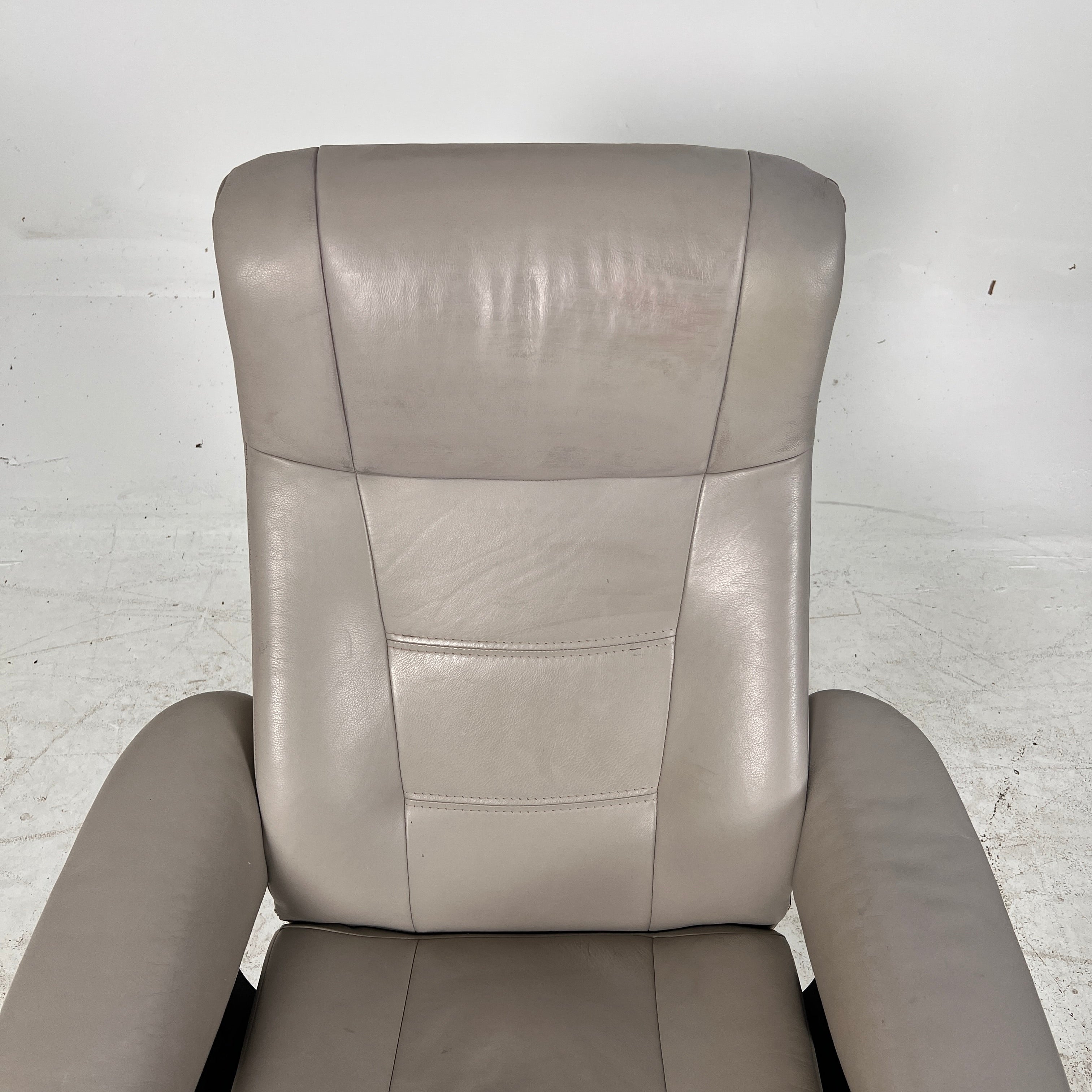 IMG leather recliner chair and ottoman. Reclining armchair. Delivery available