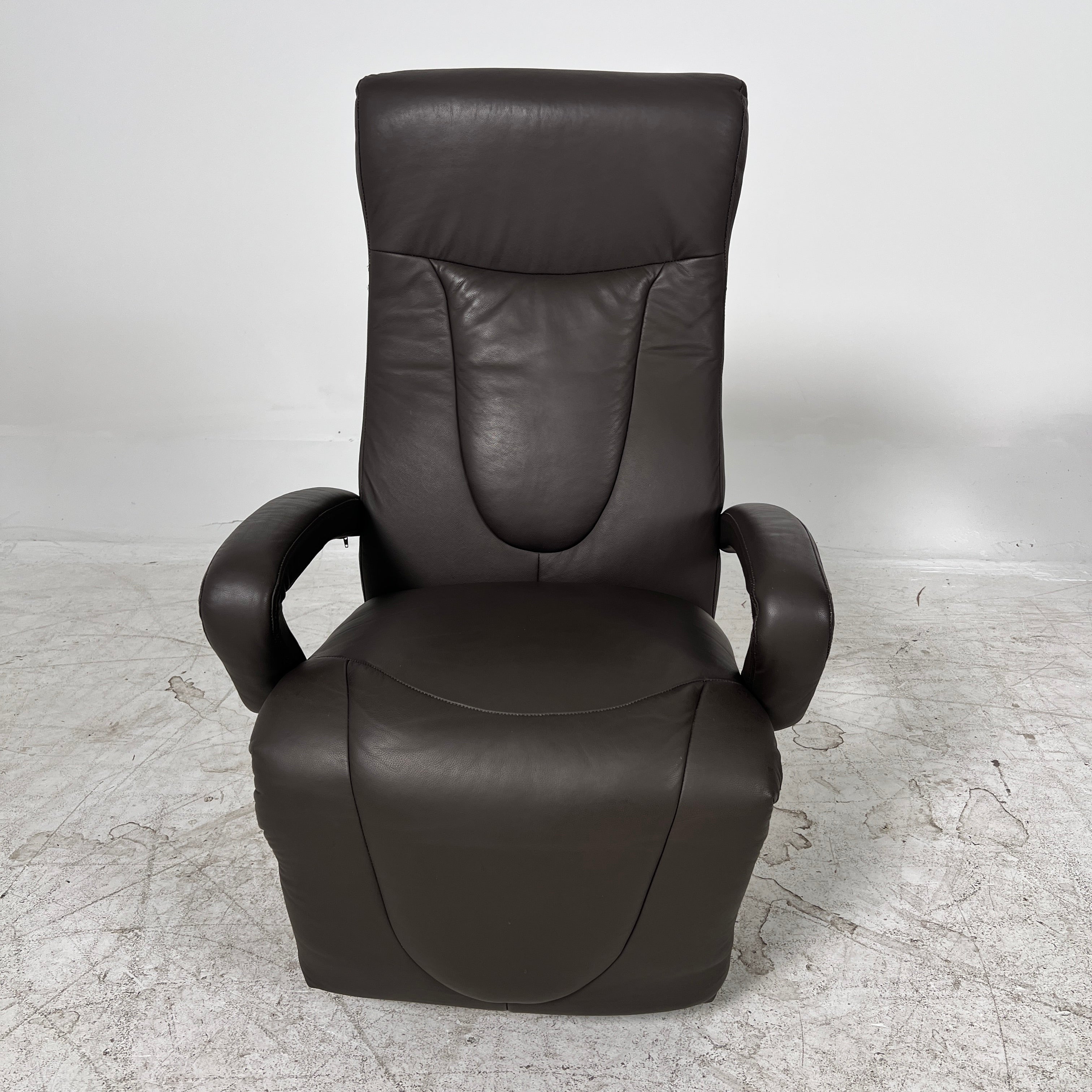 Brown Swivel Recliner chair. Leather Reclining chair. Delivery available