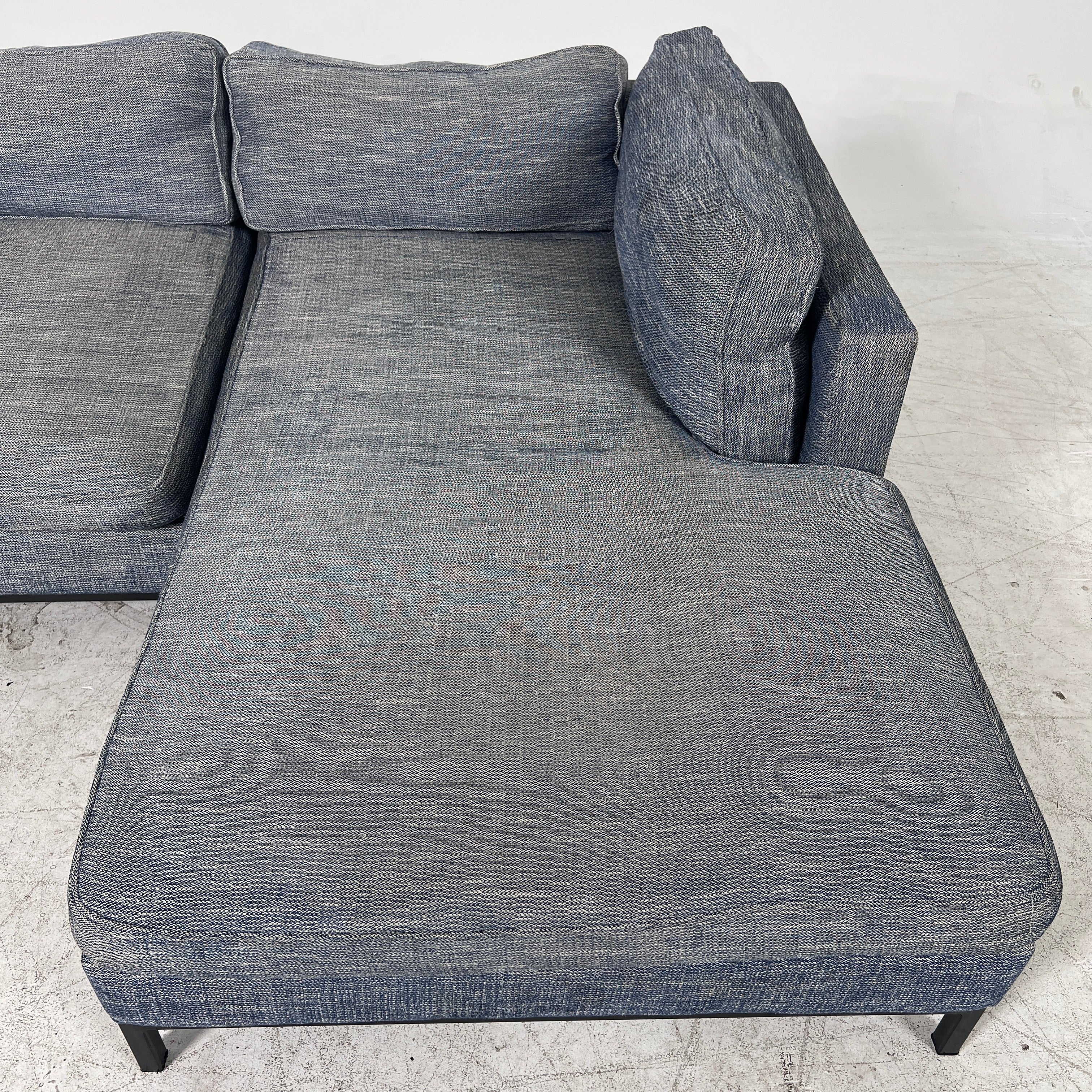 MCM Sectional. Removable Covers L shaped sofa couch. Delivery available