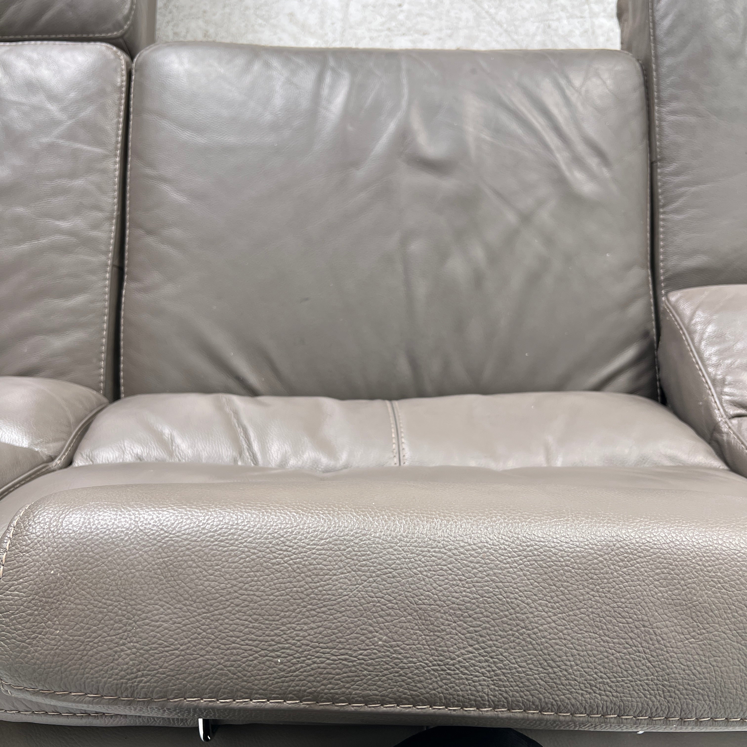Power Reclining Sectional. Leather L shaped sofa couch. Delivery available