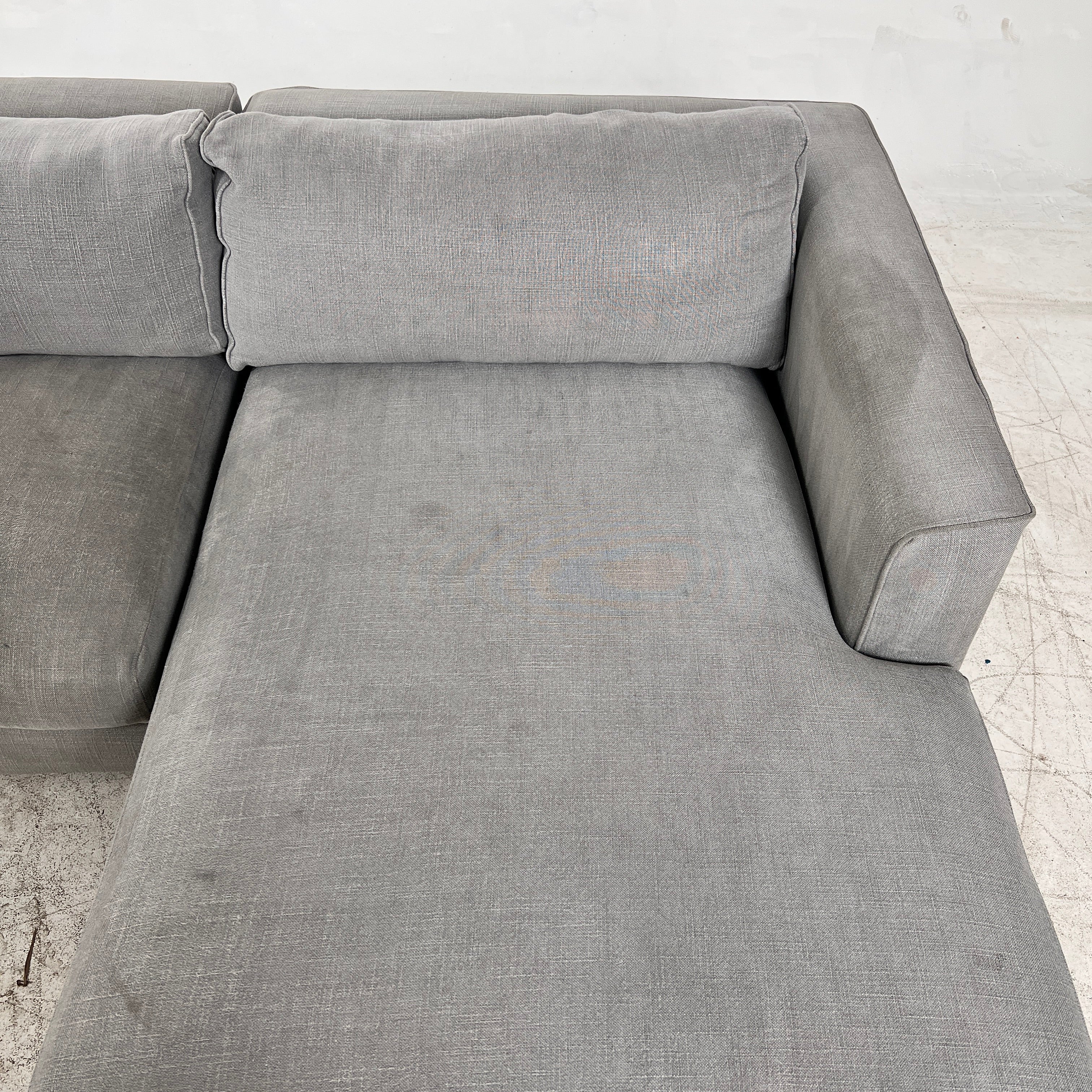 Modani Down Fill Sectional. Italian L shaped sofa couch. Delivery available