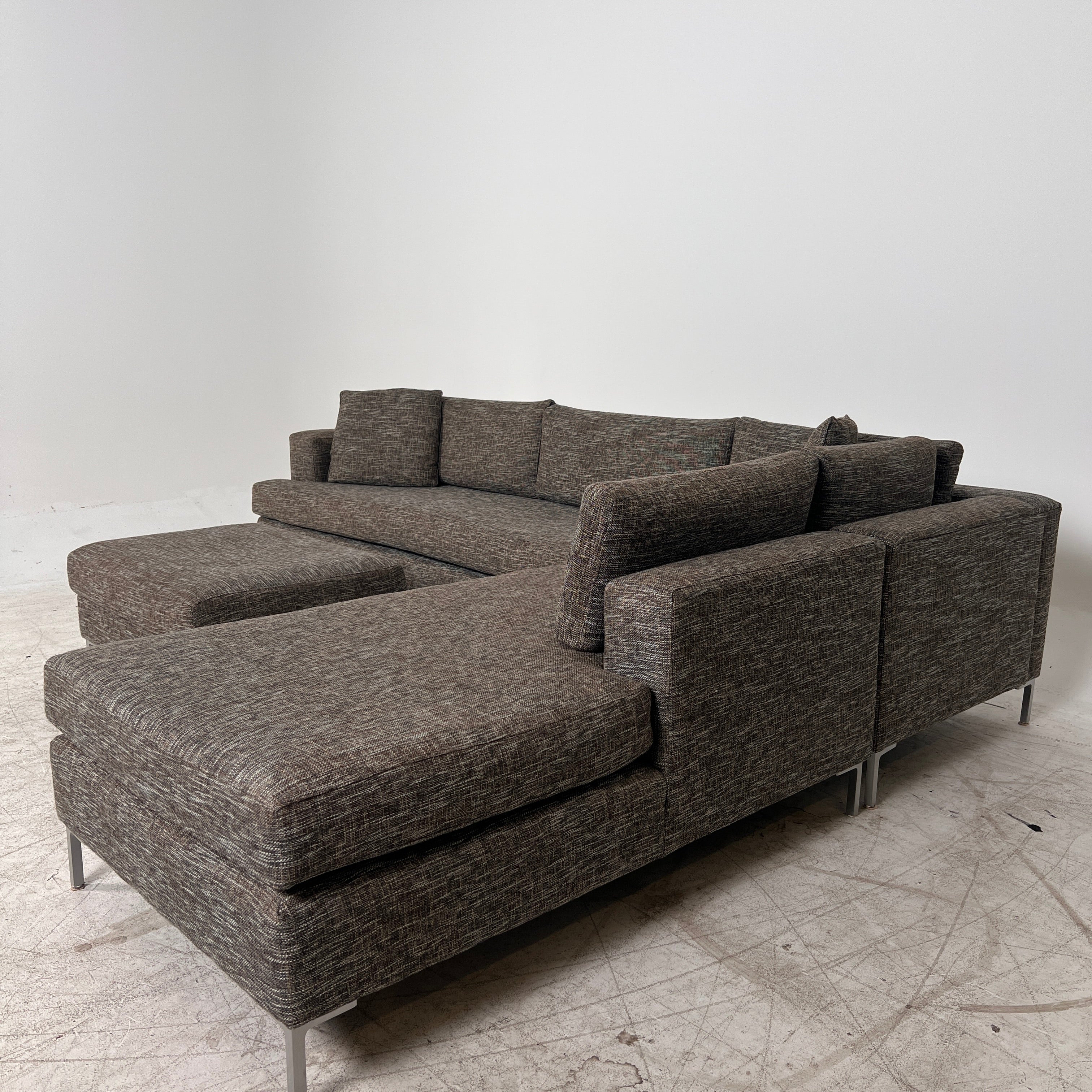 Stylus Sectional + ottoman. Large L shaped sofa couch. Delivery available