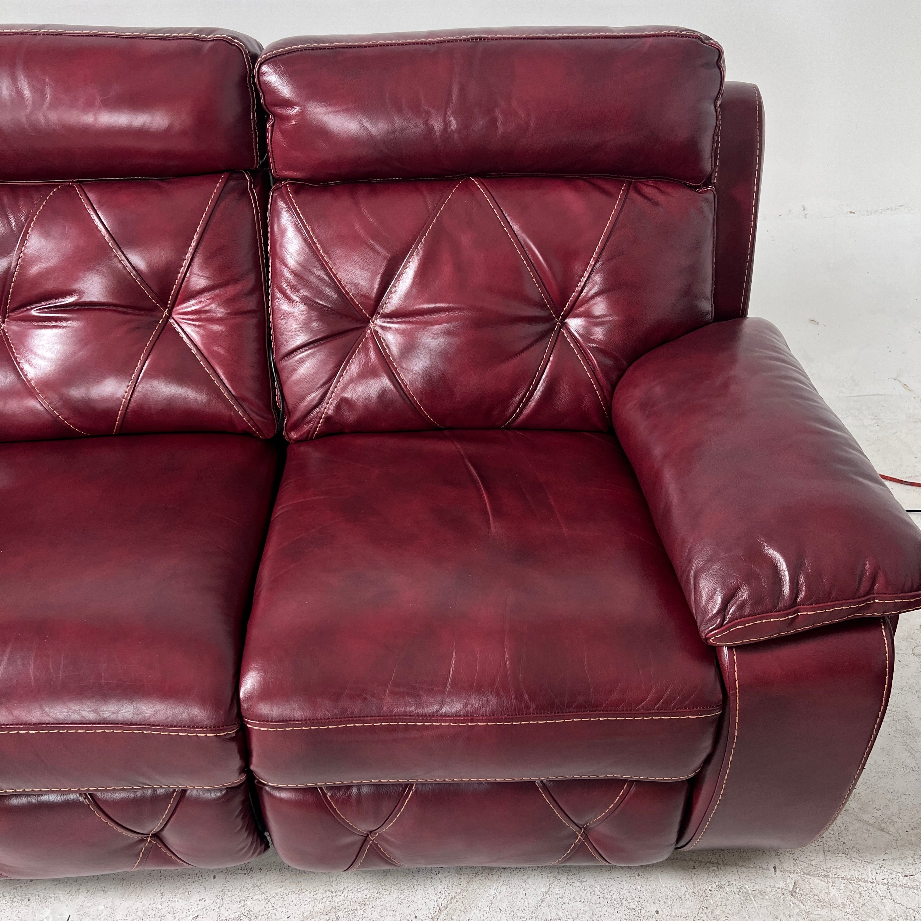 Power Recling Sofa set. 3+2+1 electric leather recliner. Delivery available.