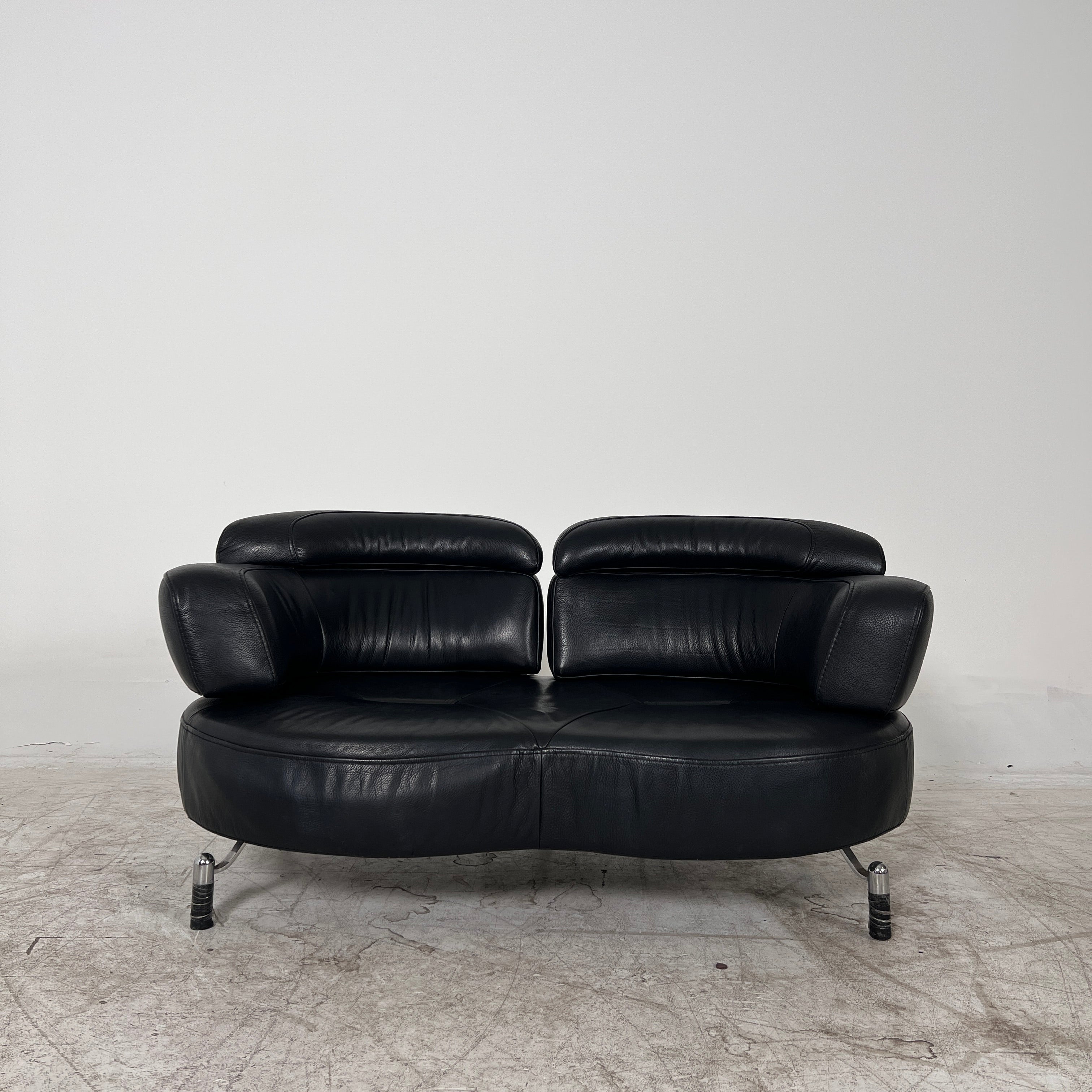 High End Italian loveseat. Full grain 2 seater sofa. Delivery available