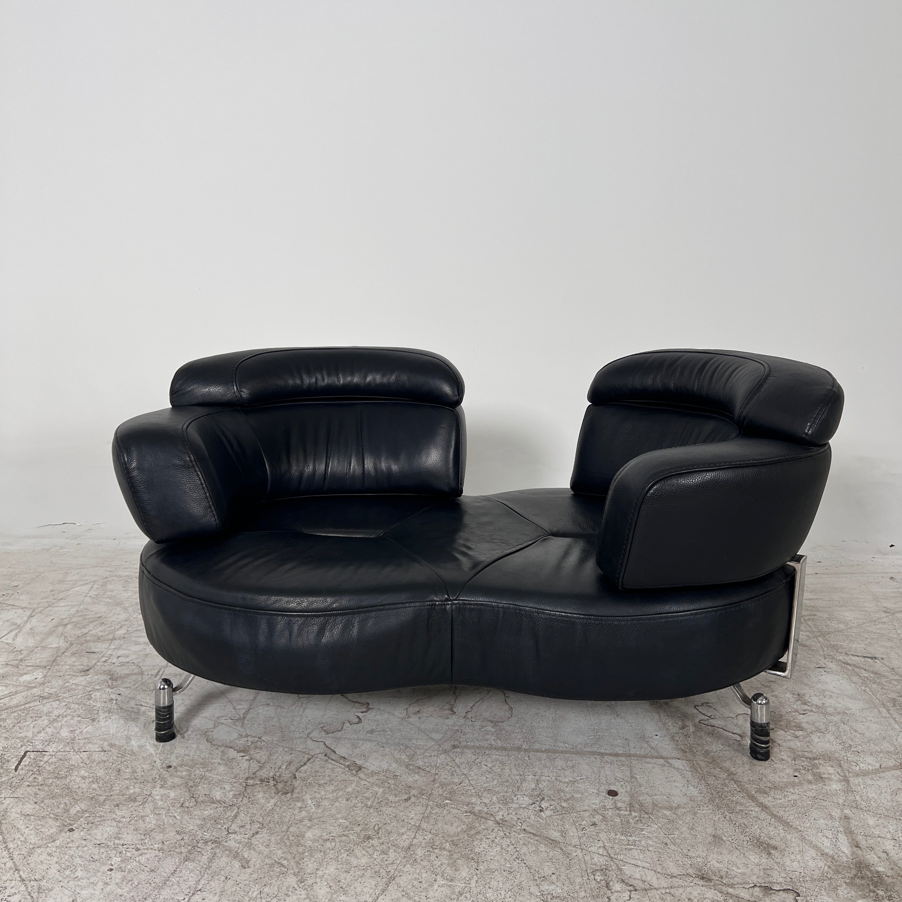 High End Italian loveseat. Full grain 2 seater sofa. Delivery available