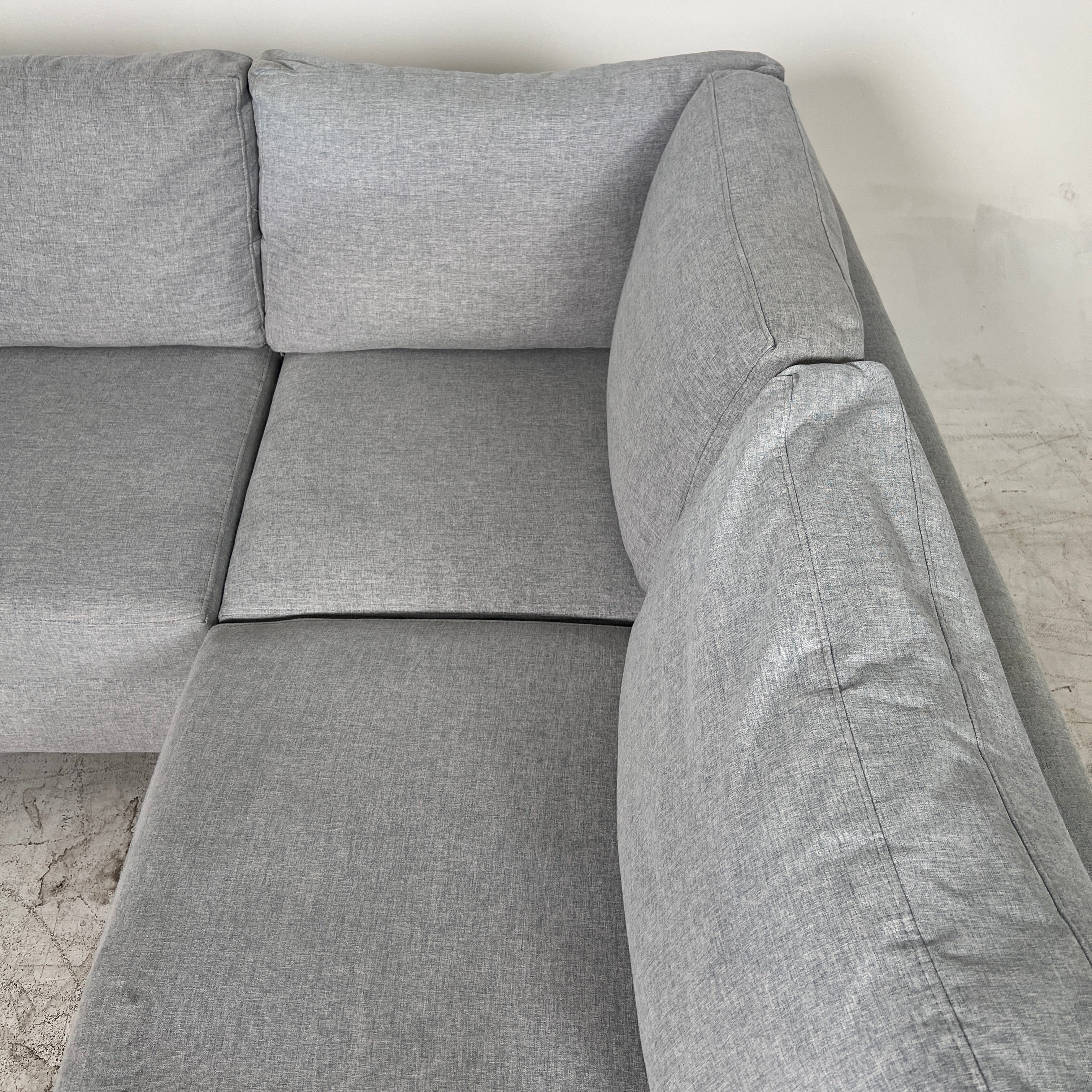 Stylus Sectional + ottoman. L shaped sofa couch. delivery available