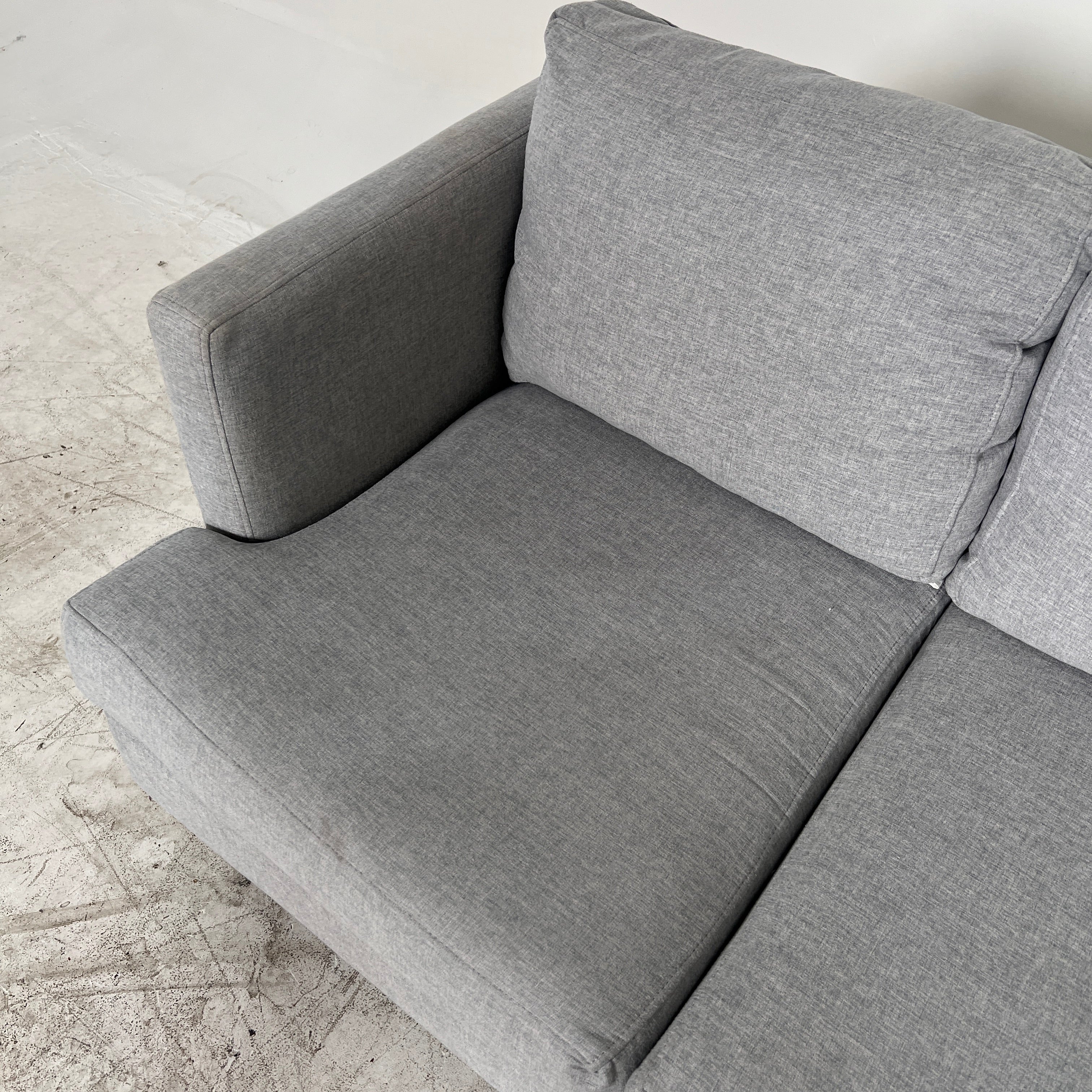 Stylus Sectional + ottoman. L shaped sofa couch. delivery available