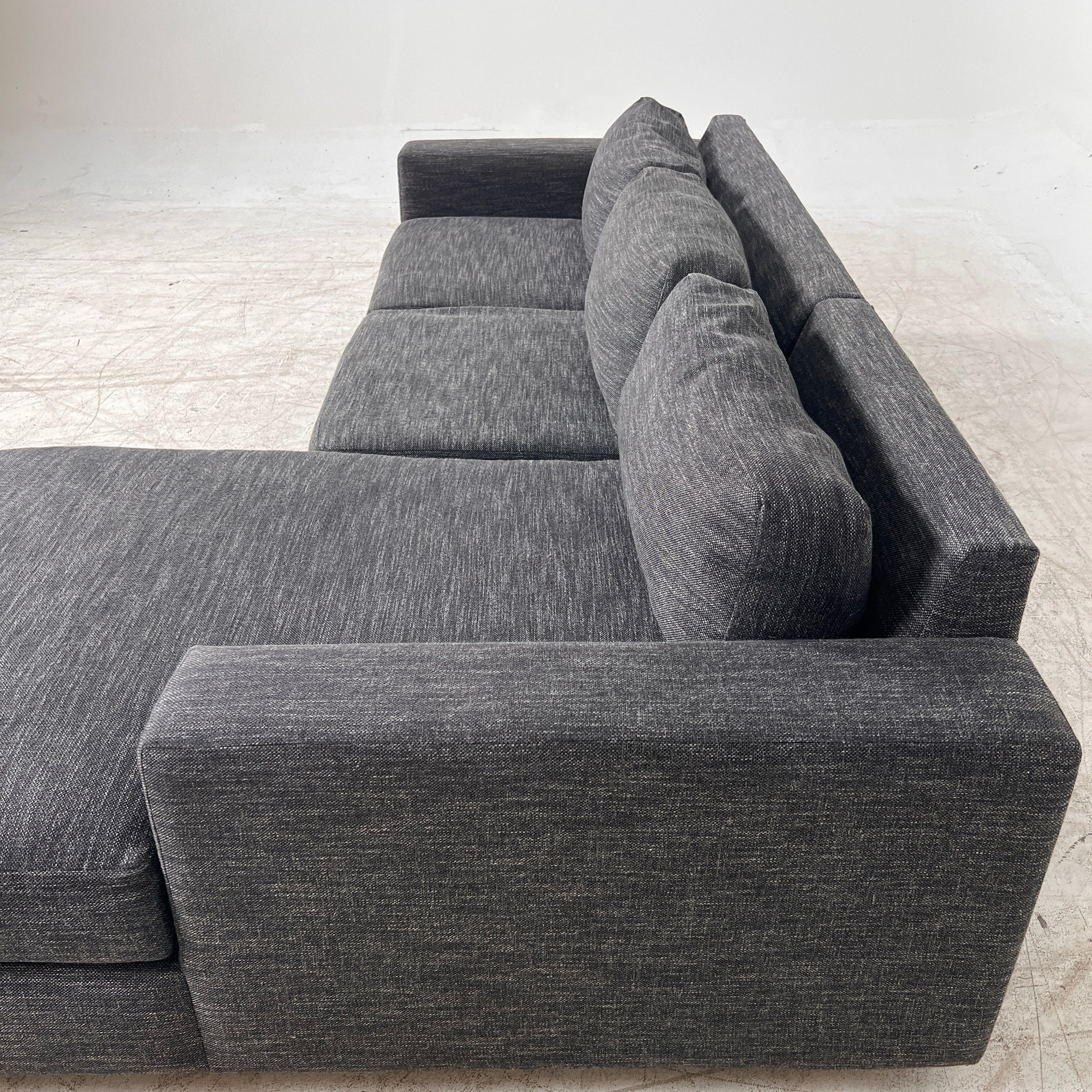 West Elm Urban Sectional. L shaped sofa couch. Delivery available