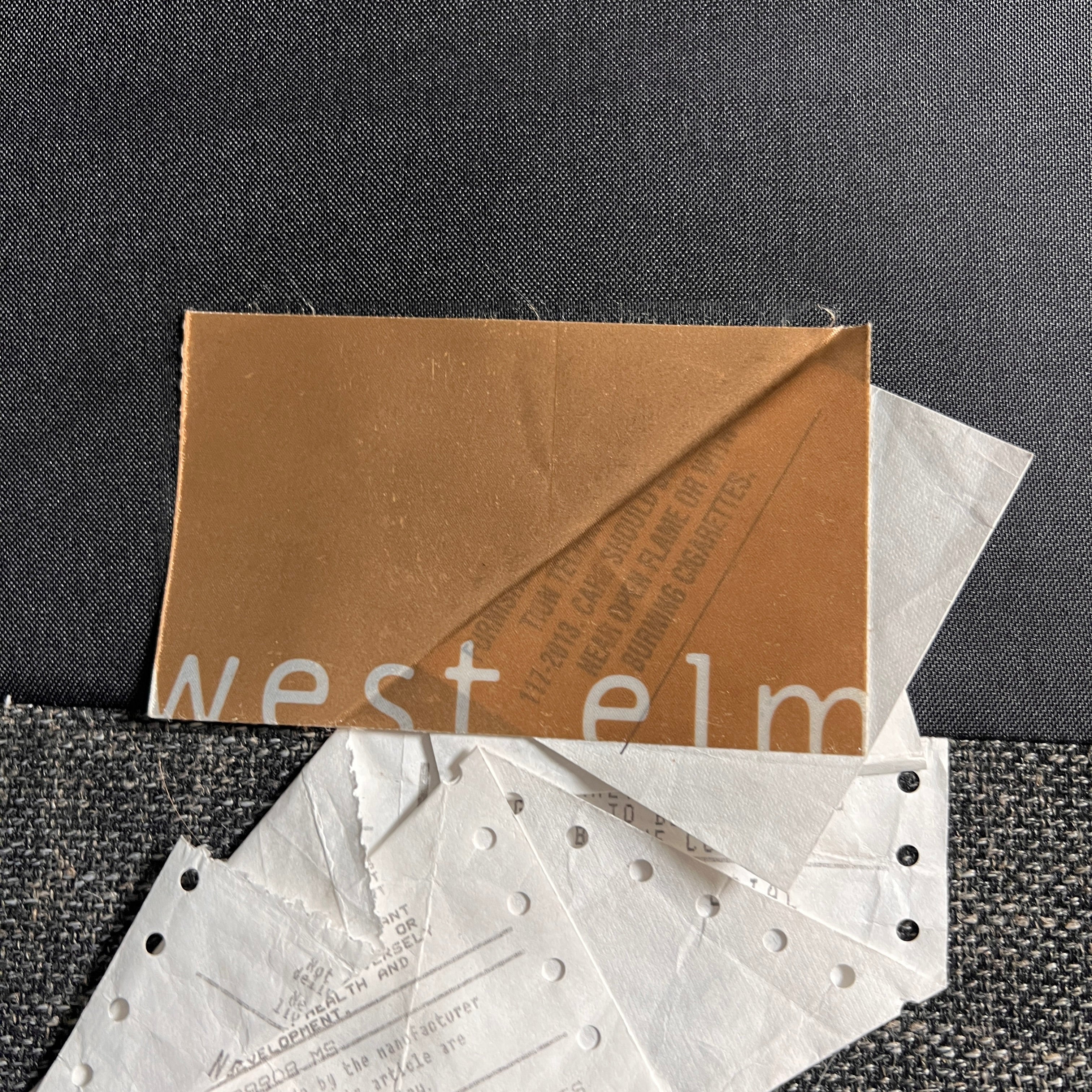 West Elm Urban Sectional. L shaped sofa couch. Delivery available