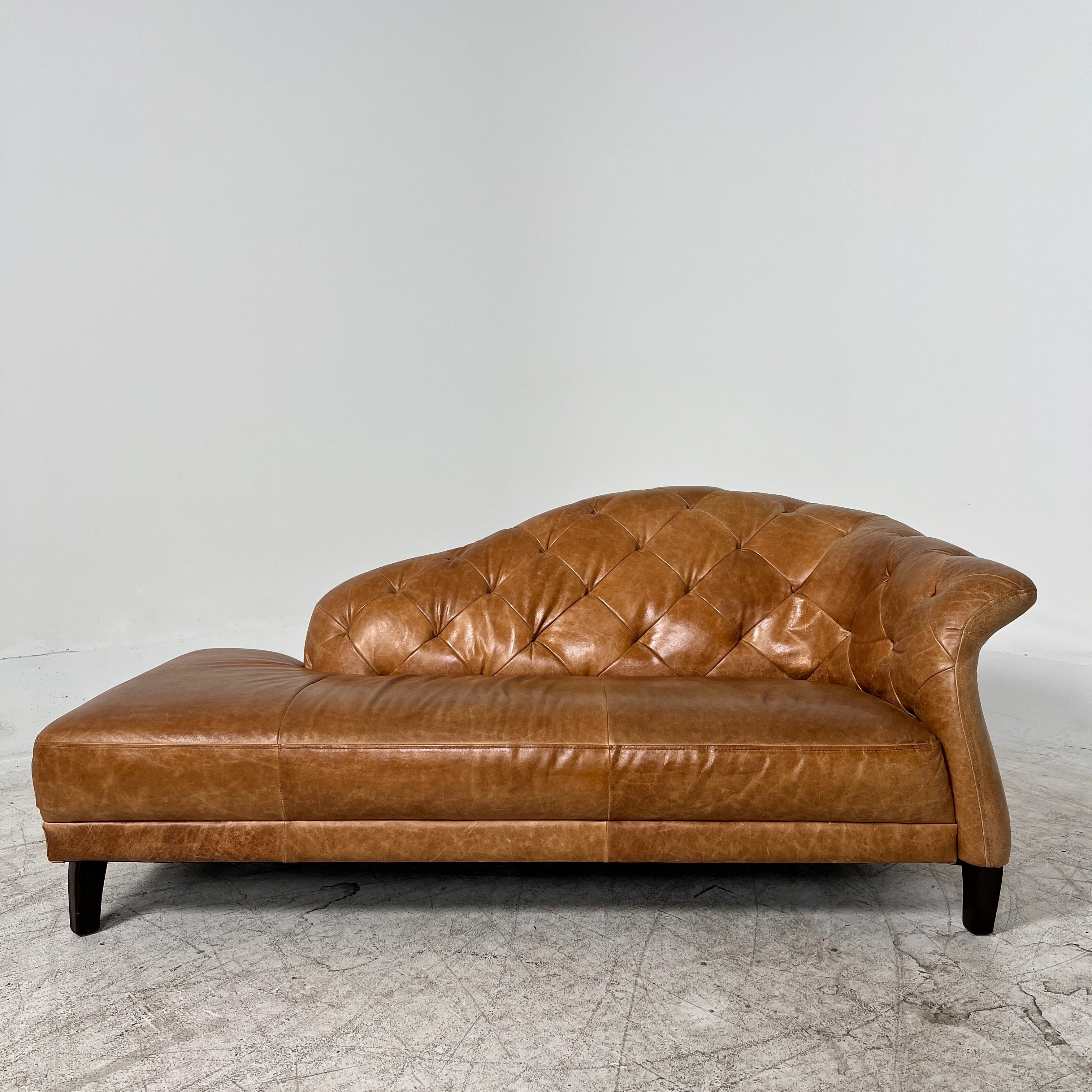 Sofa + Chaise sofa set. MCM leather 3 seater couch + Lounge. Delivery available
