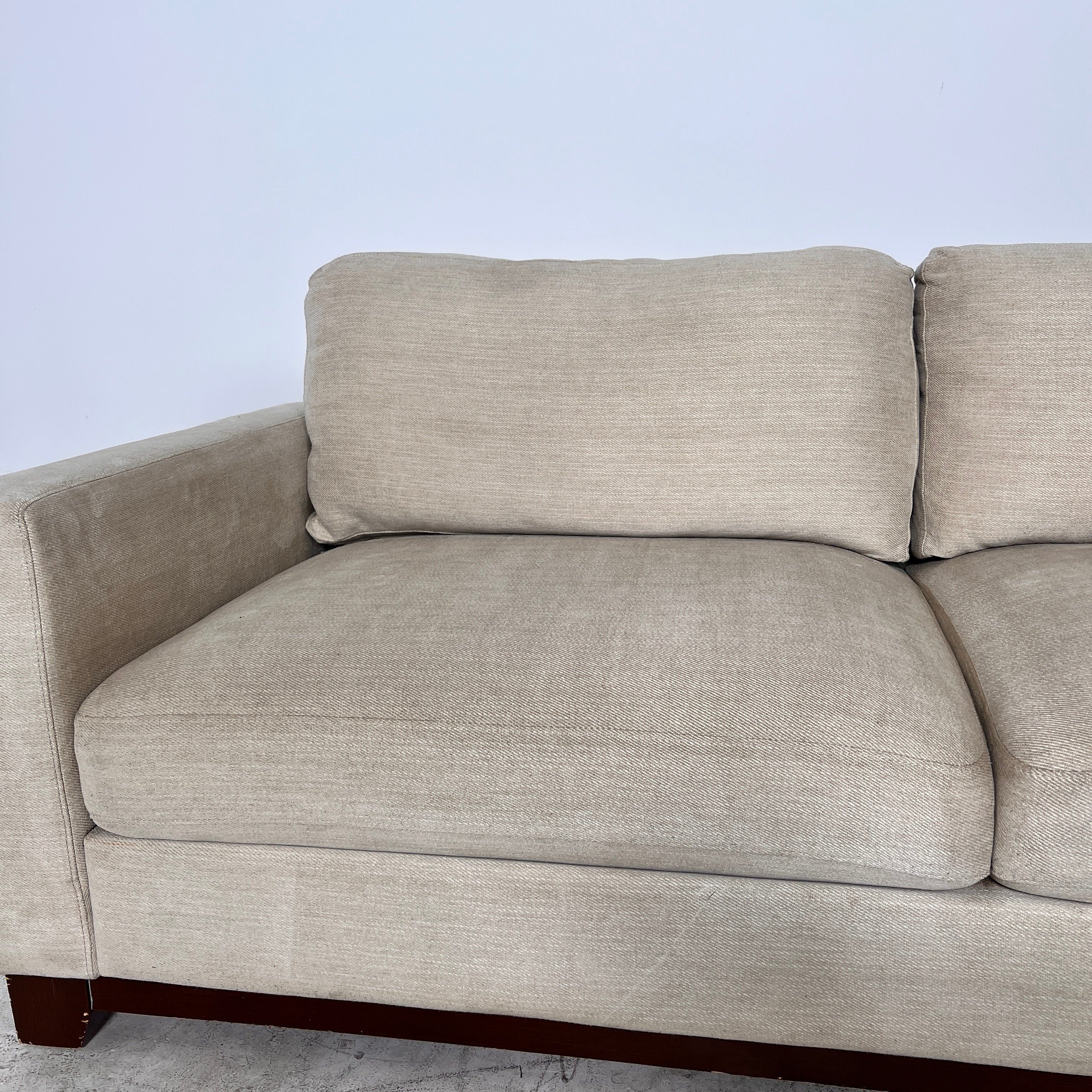 Thomasville Sectional + matching ottoman. L shaped sofa couch. Delivery available