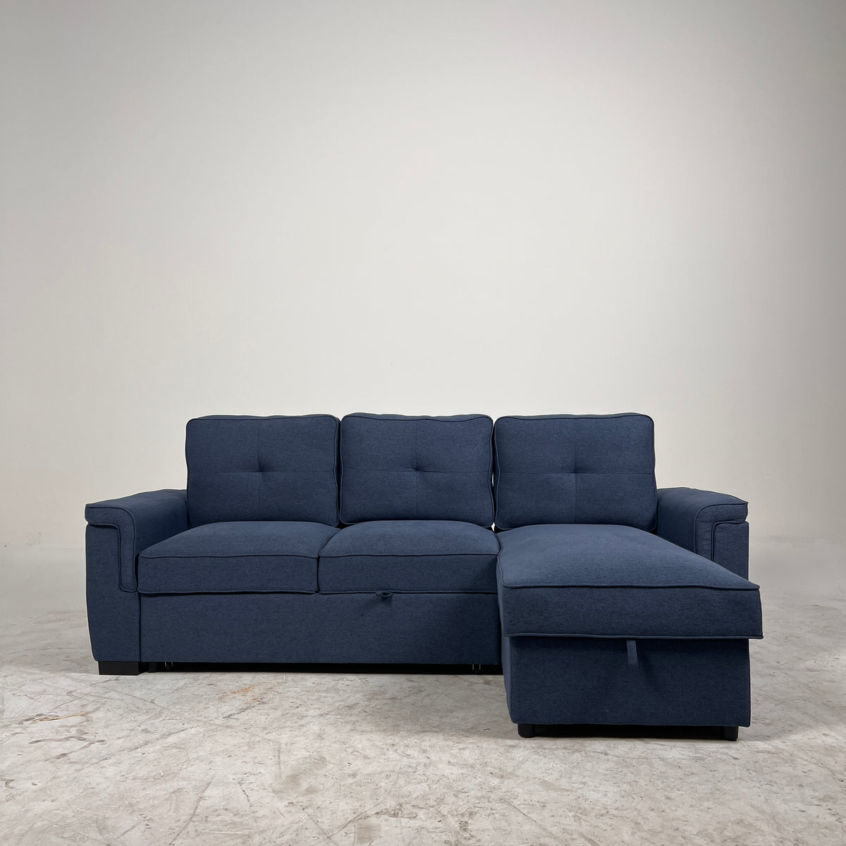 Pull Out Sectional with a bed + storage. Sleeper sofa bed. delivery available