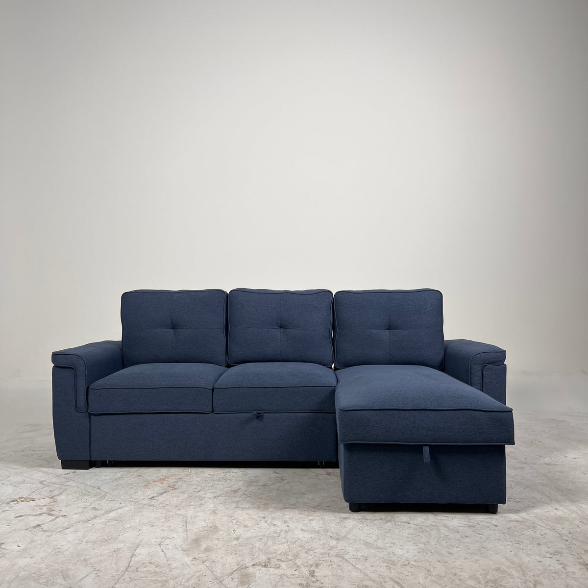 Pull Out Sectional with a bed + storage. Sleeper sofa bed. delivery available