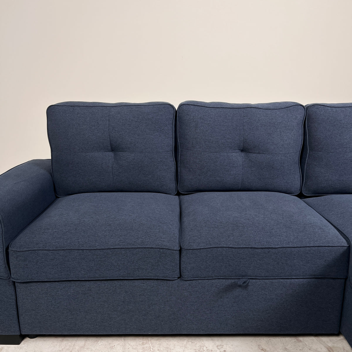 Pull Out Sectional with a bed + storage. Sleeper sofa bed. delivery available