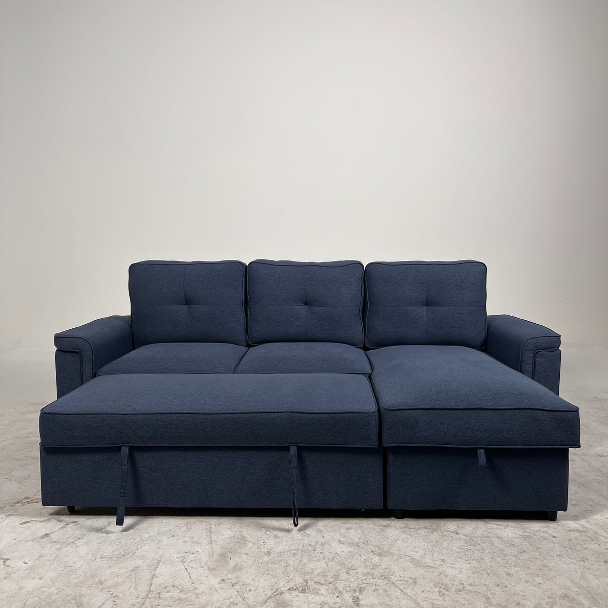 Pull Out Sectional with a bed + storage. Sleeper sofa bed. delivery available