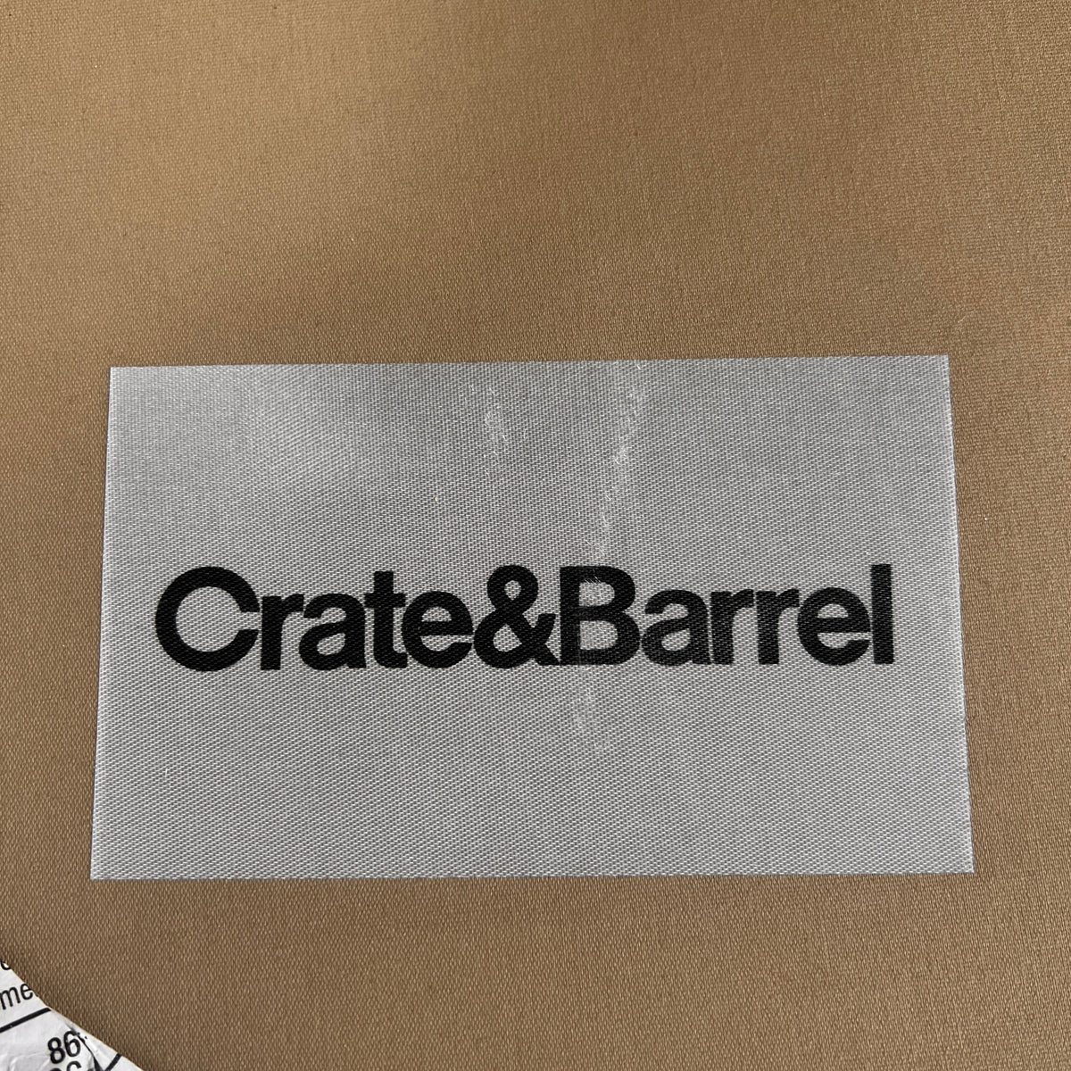 Crate and Barrel Sectional. High end L shaped sofa couch. Delivery available