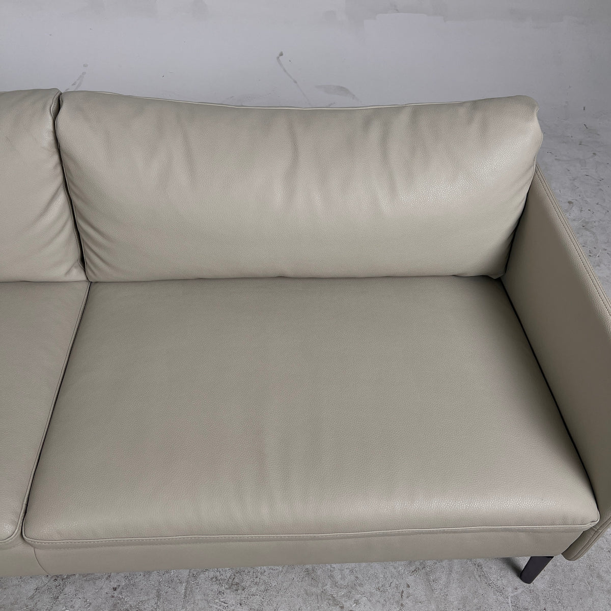 Structube Toscan Leather Sectional. Faux leather L shaped sofa couch. Delivery available