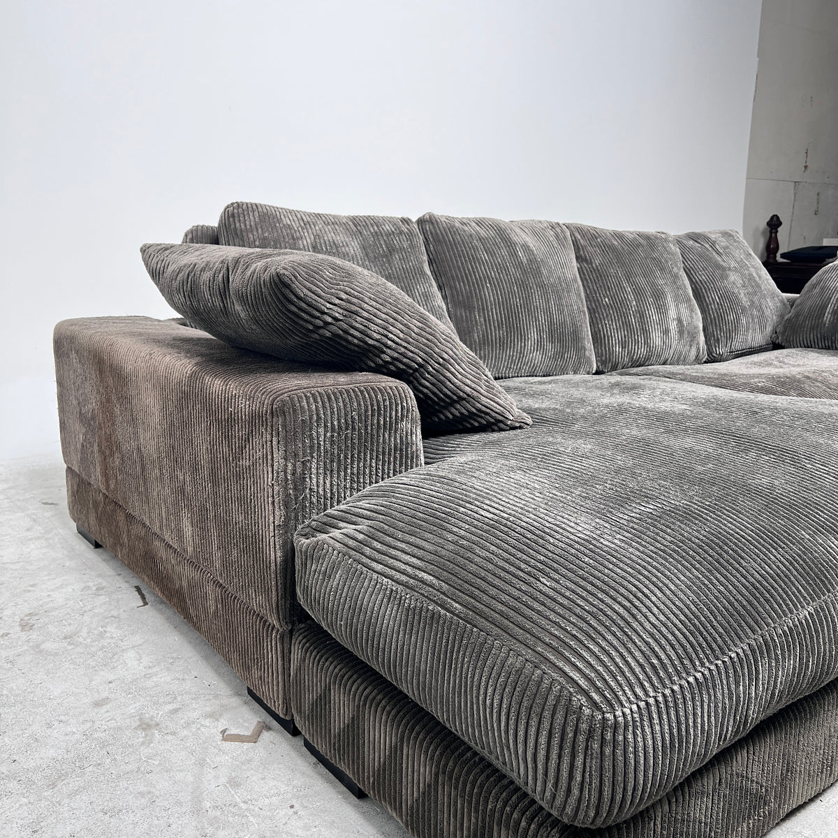 Moe's Plunge Sectional. Reversible L shaped sofa couch. Delivery available