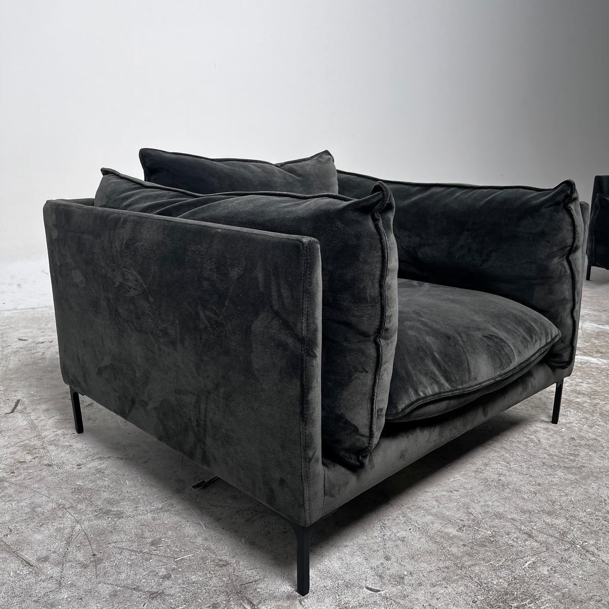 Kode Velvet Chair. High End Chair. Delivery available