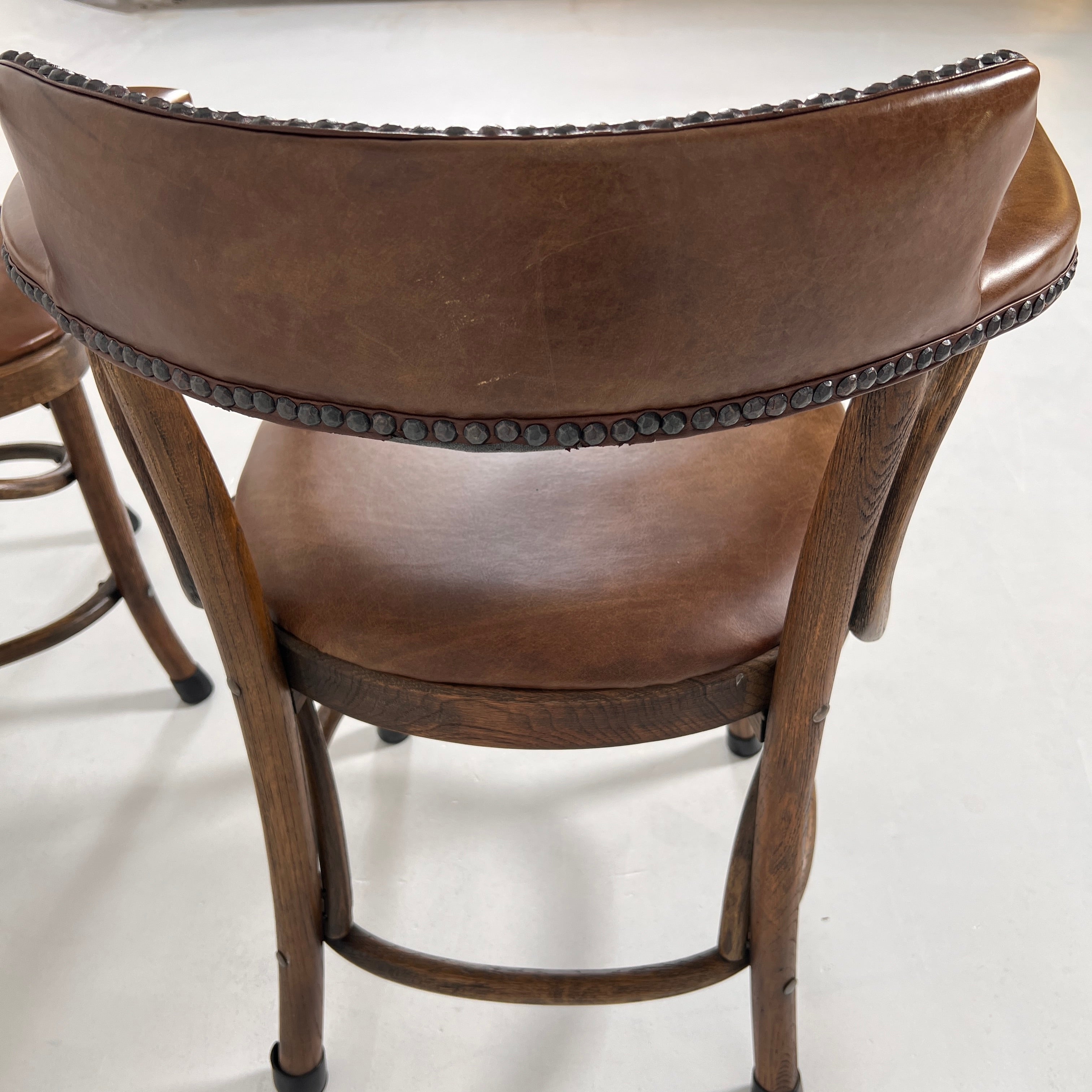 Restoration Hardware Leather Barstools. Rh Counter stools.
