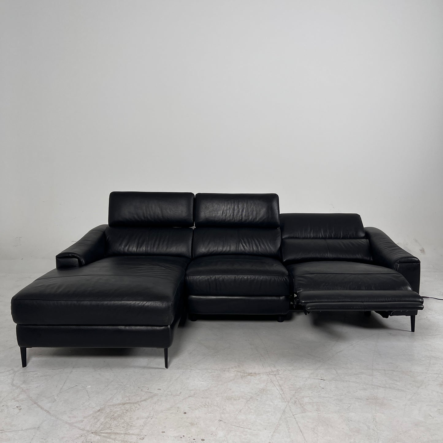 Scan Design reclining sectional. L sofa couch.