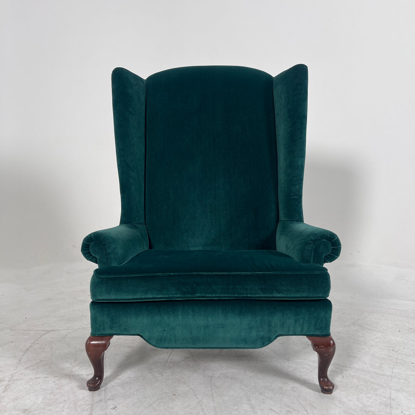 King Wing Back chair. Gorgeous Velvet Chair. Delivery available