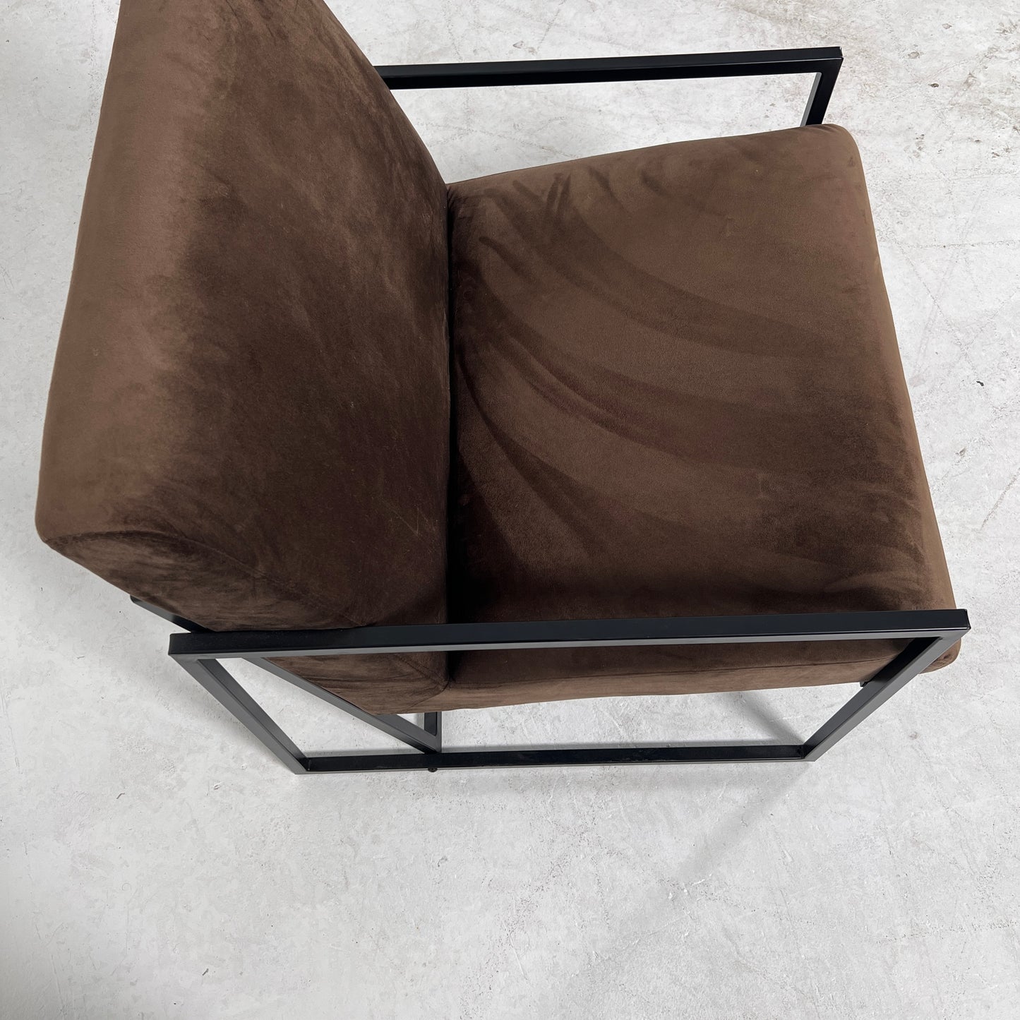 Brown Suede Armchair. Decorative chair. Delivery available
