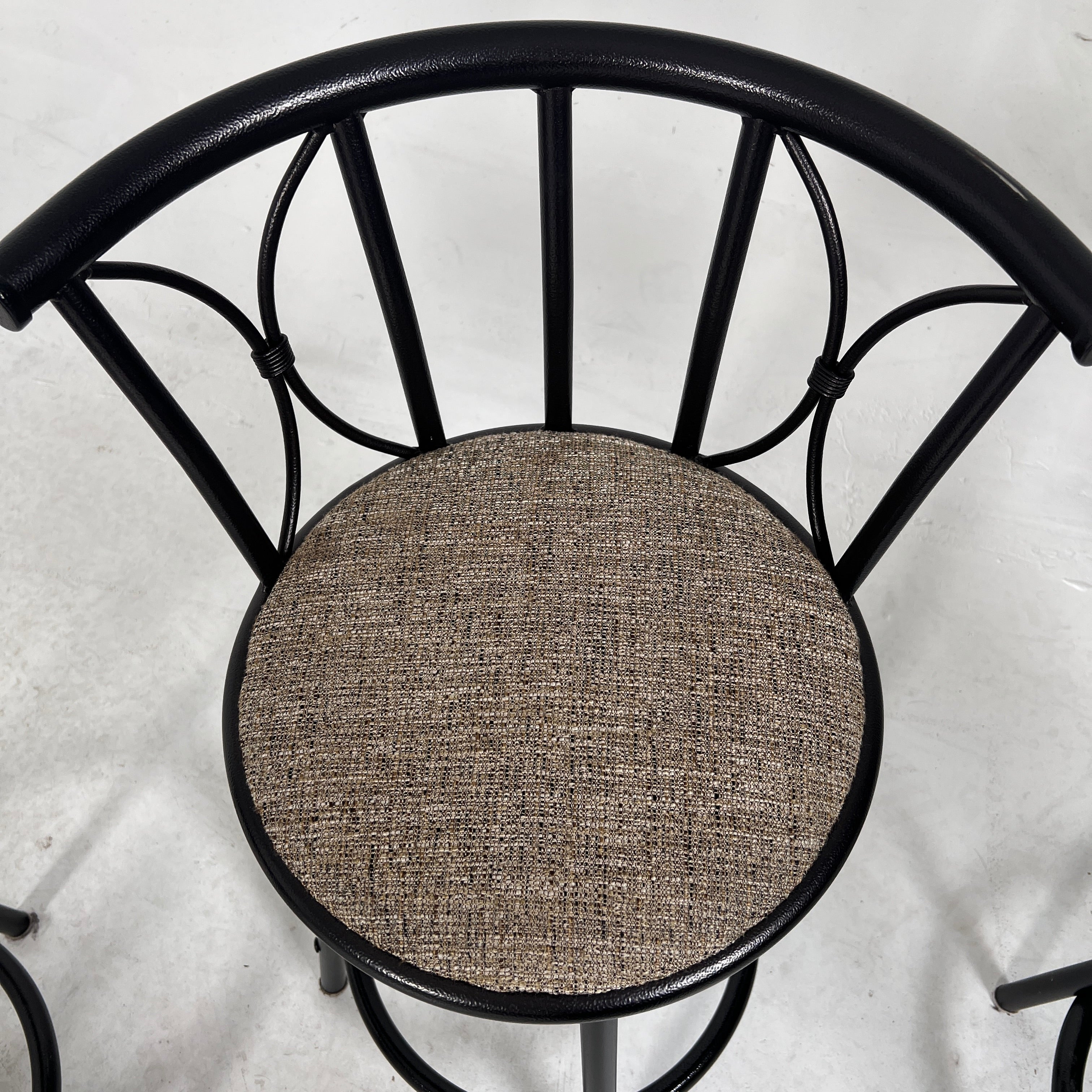 3 Matching Barstools. Gorgeous Mcm counter stools. delivery available