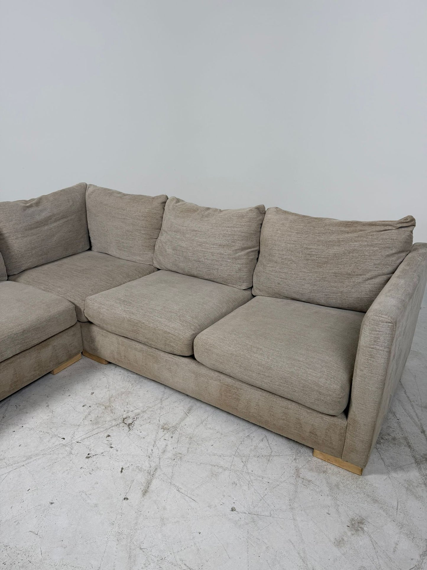 Stylus Custom Made Sectional. Large Corner sofa couch.