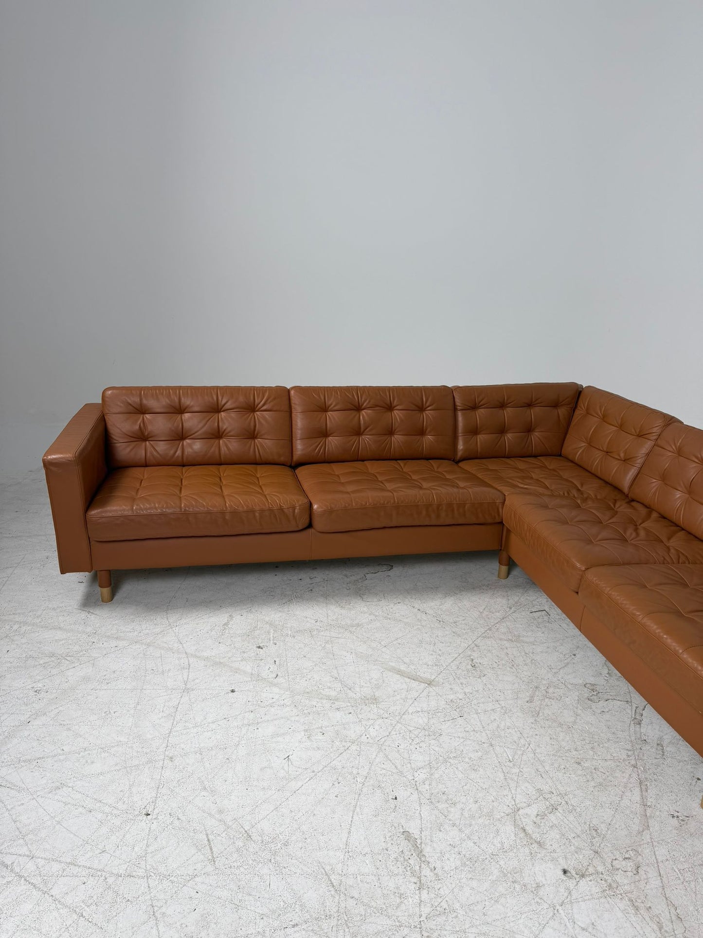 Ikea Morabo Leather Sectional. Corner Sofa couch. Delivery Available