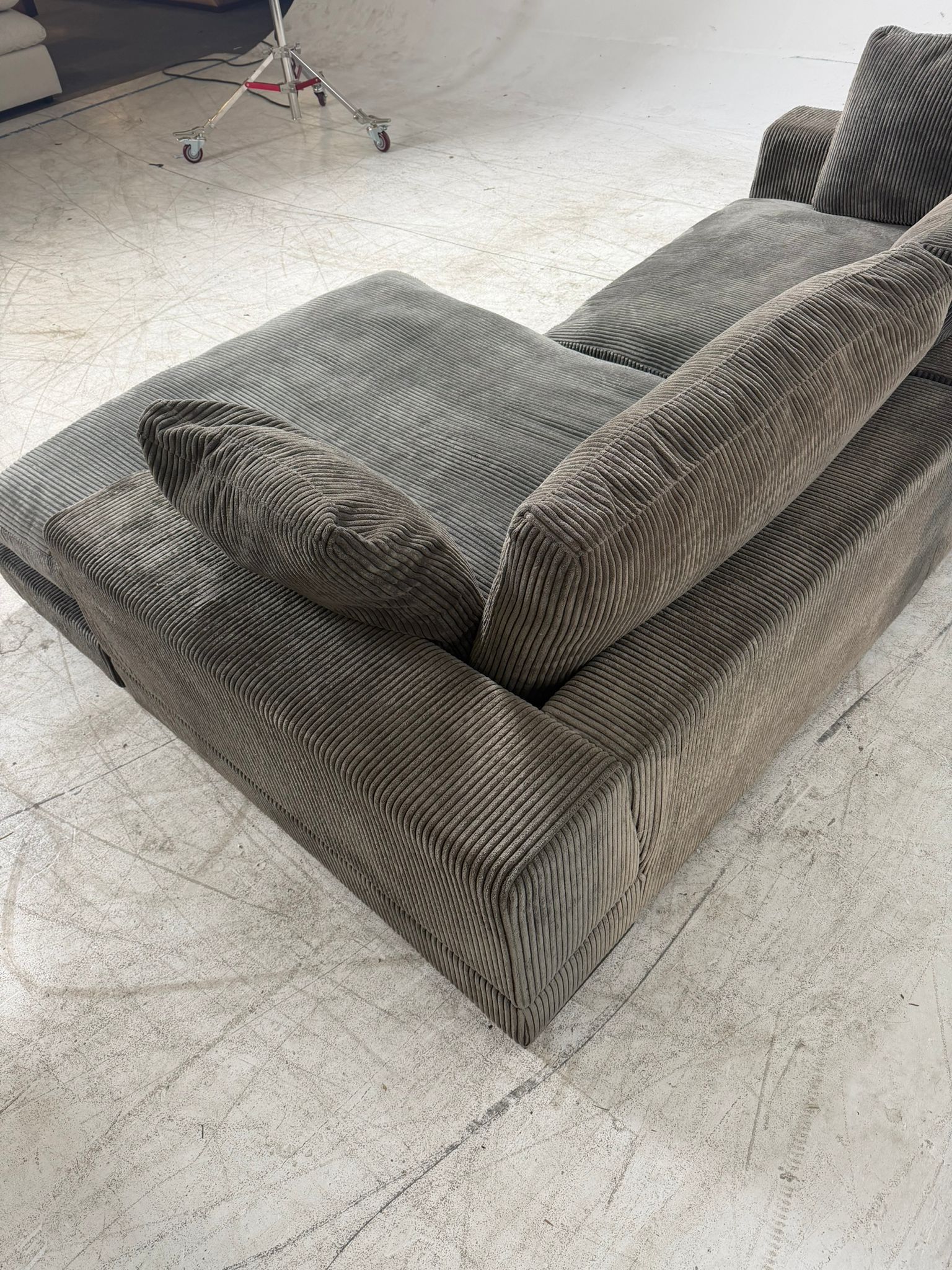 Moe's Plunge Sectional. Reversible L shaped sofa couch. Delivery available