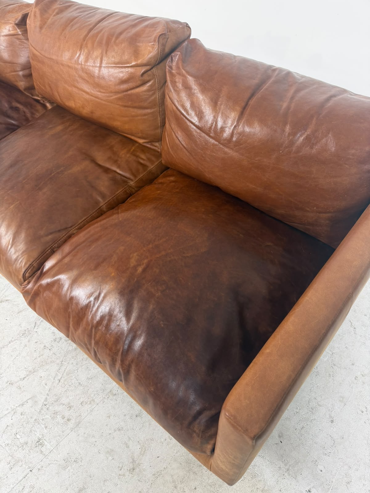 Article Nirvana Sofa. Distressed leather 3 seater couch. Delivery available