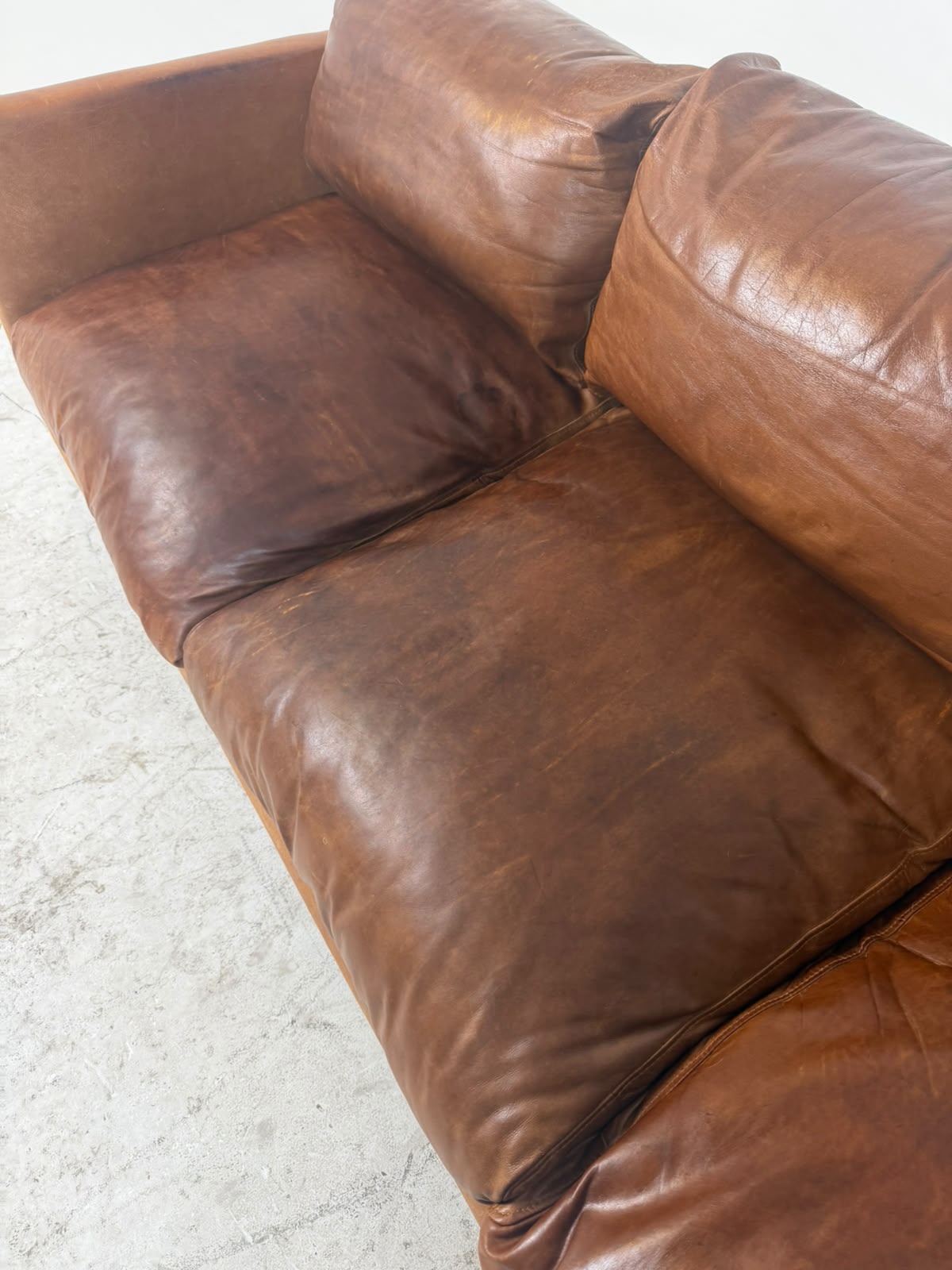 Article Nirvana Sofa. Distressed leather 3 seater couch. Delivery available