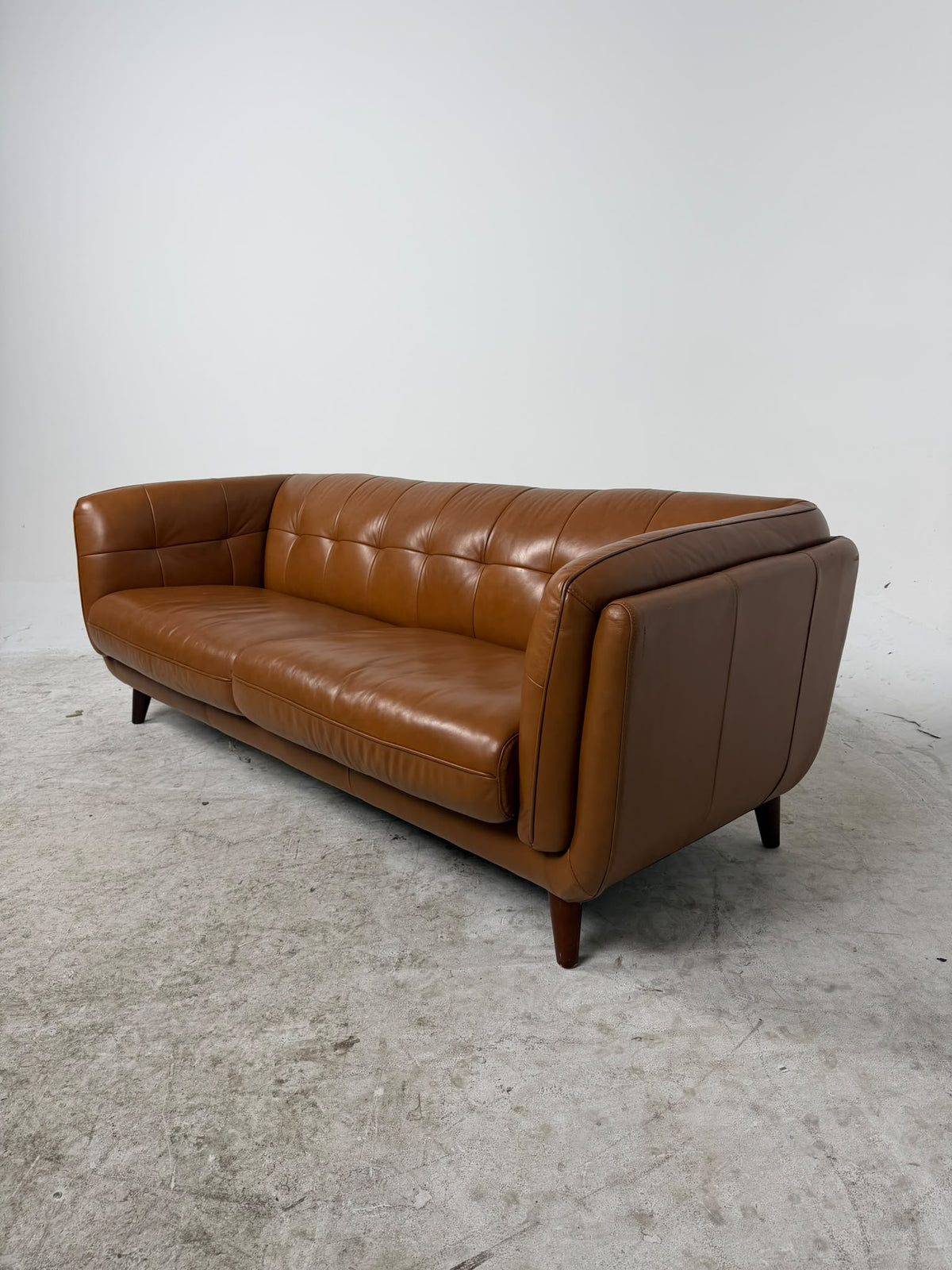 Jag's furniture 3 seater sofa couch. Real leather sofa. Delivery available