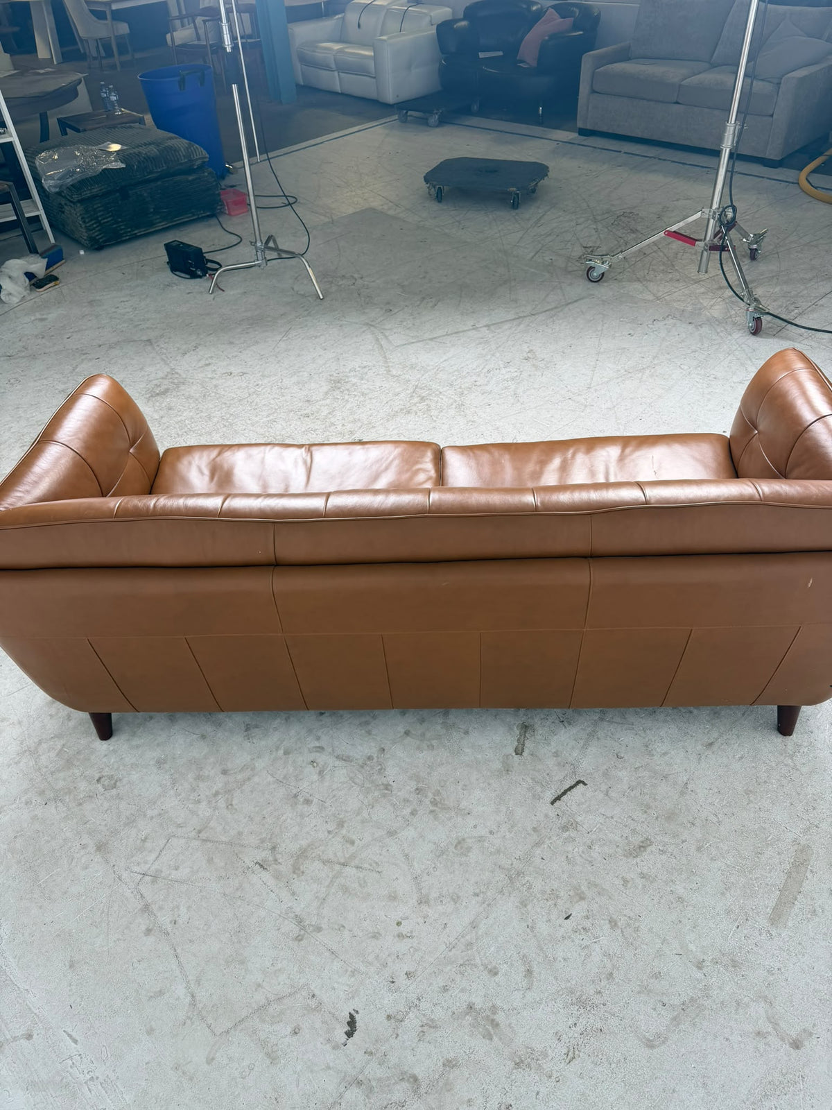 Jag's furniture 3 seater sofa couch. Real leather sofa. Delivery available