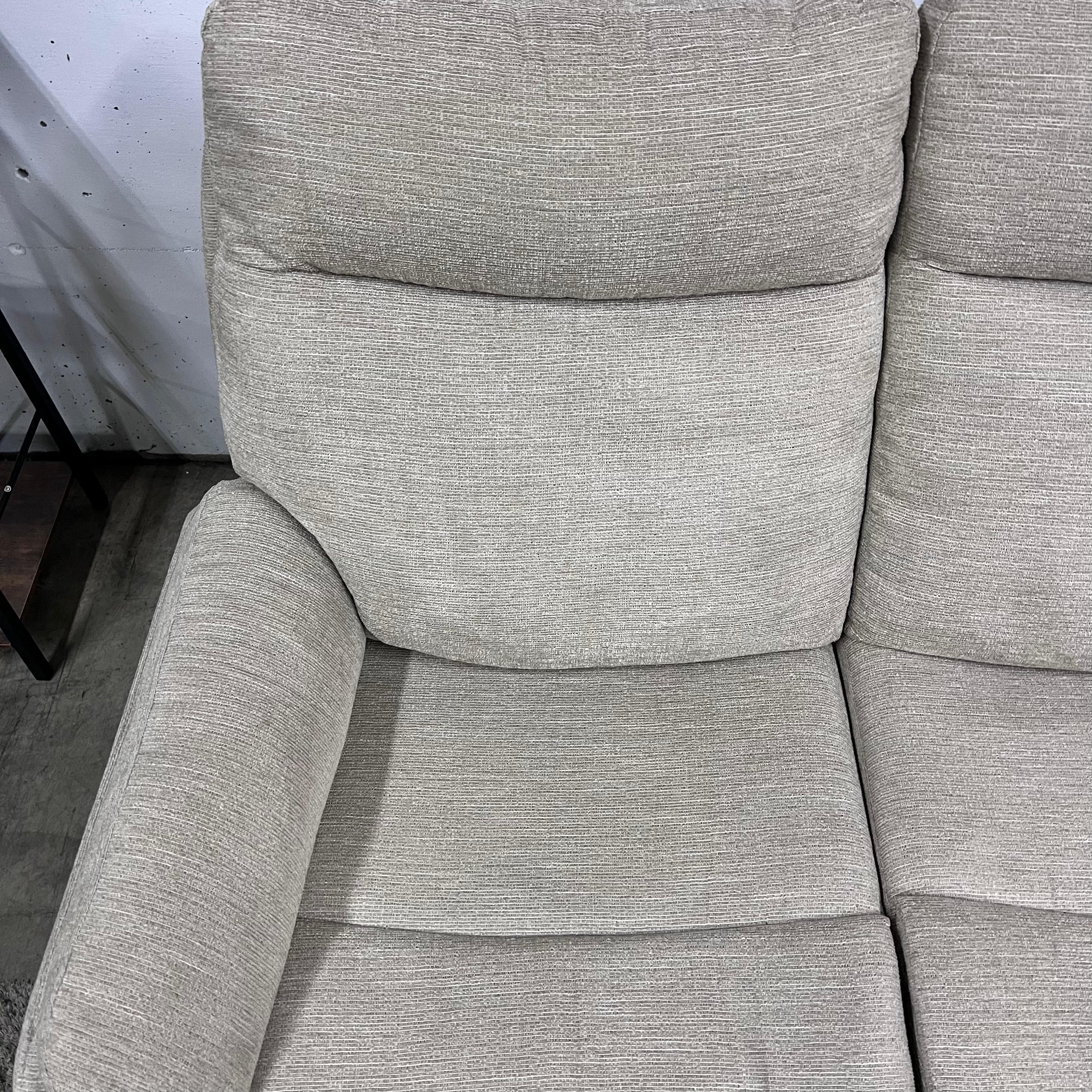 Manual recliner couch set from the brick. 3+1 sofa and armchair.