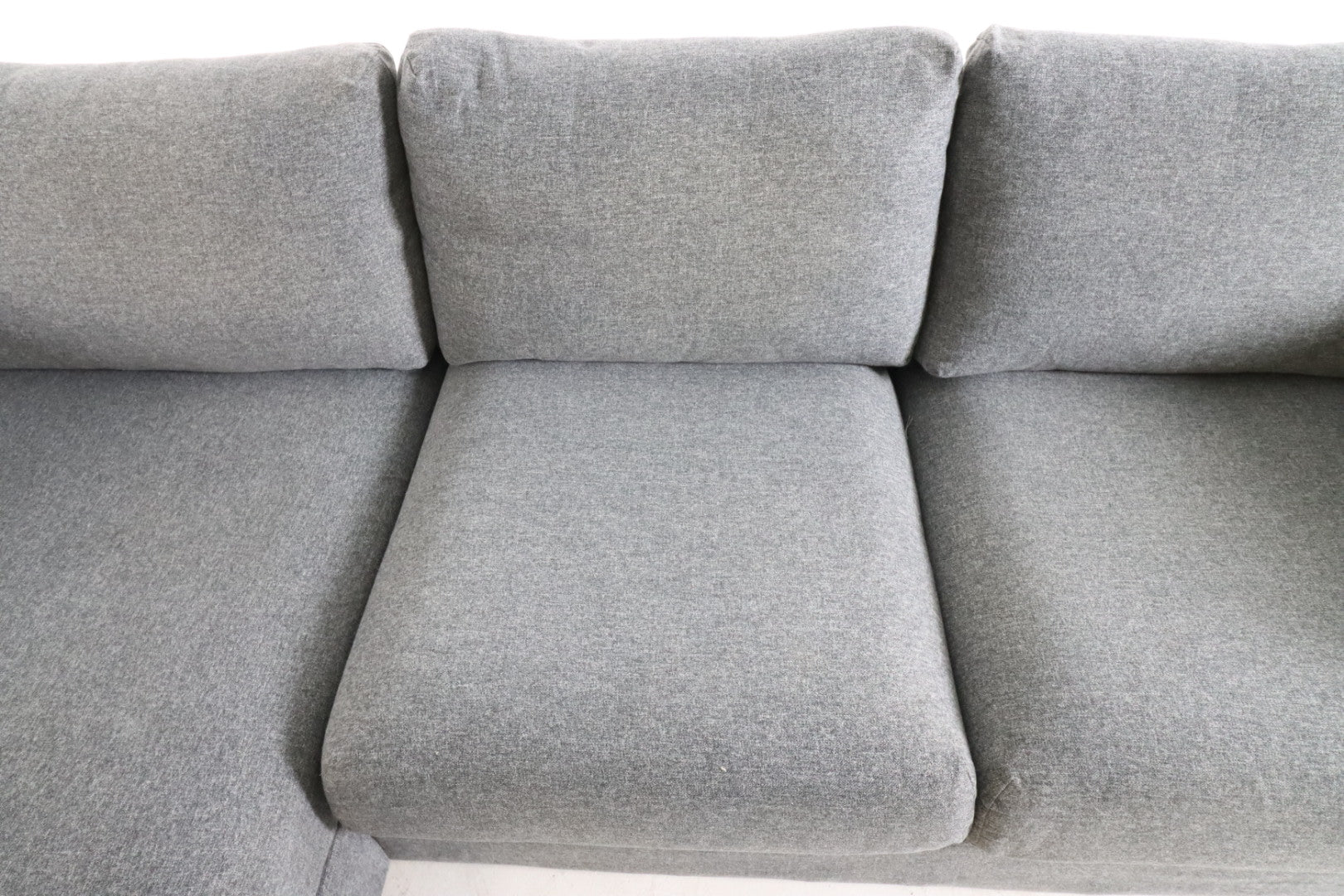 Ikea Finnala sectional. Grey L shaped sofa couch